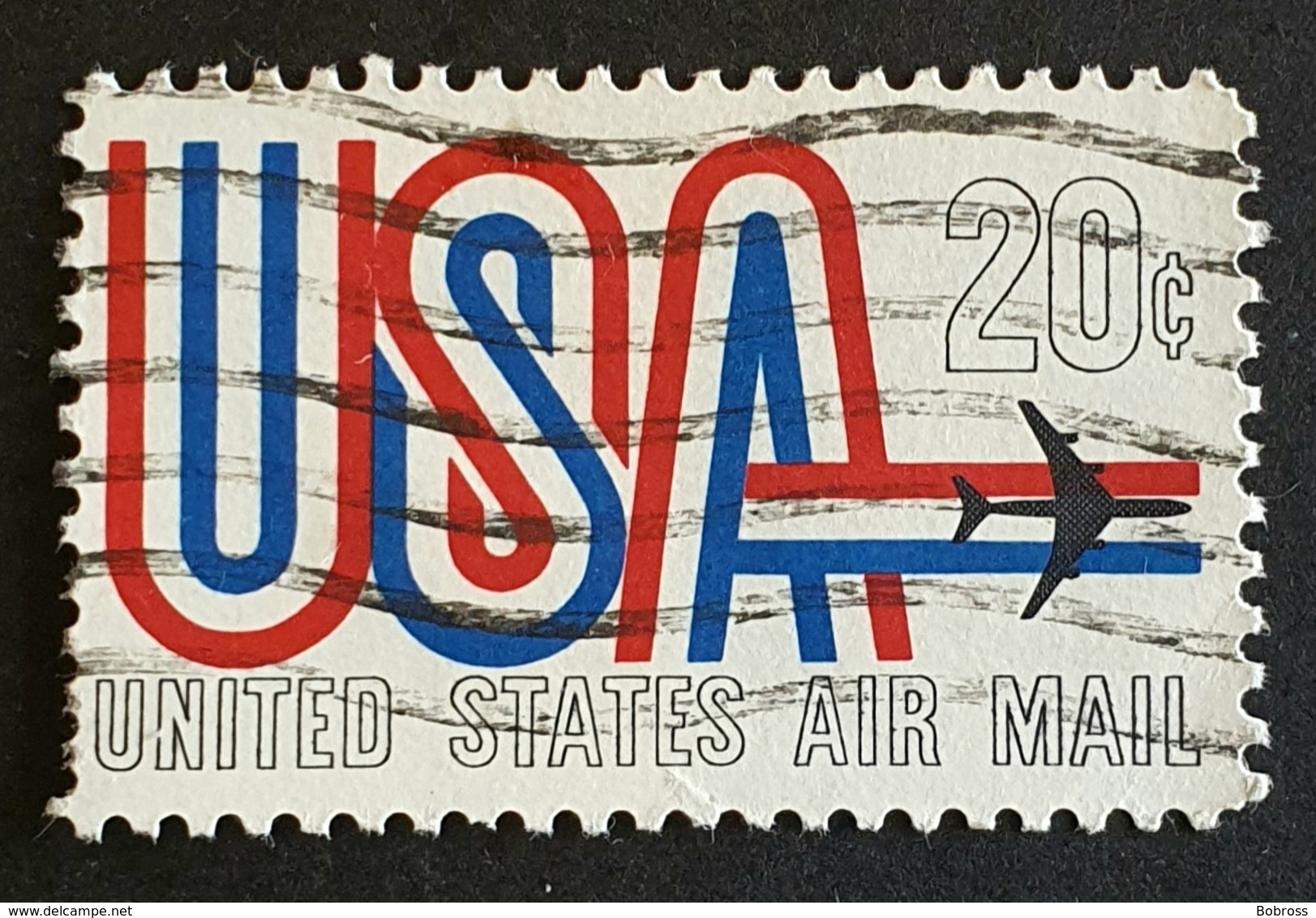 Airmail,  #C75, Usa And Jet, United States Of America, USA, Used - 2b. 1941-1960 Nuevos