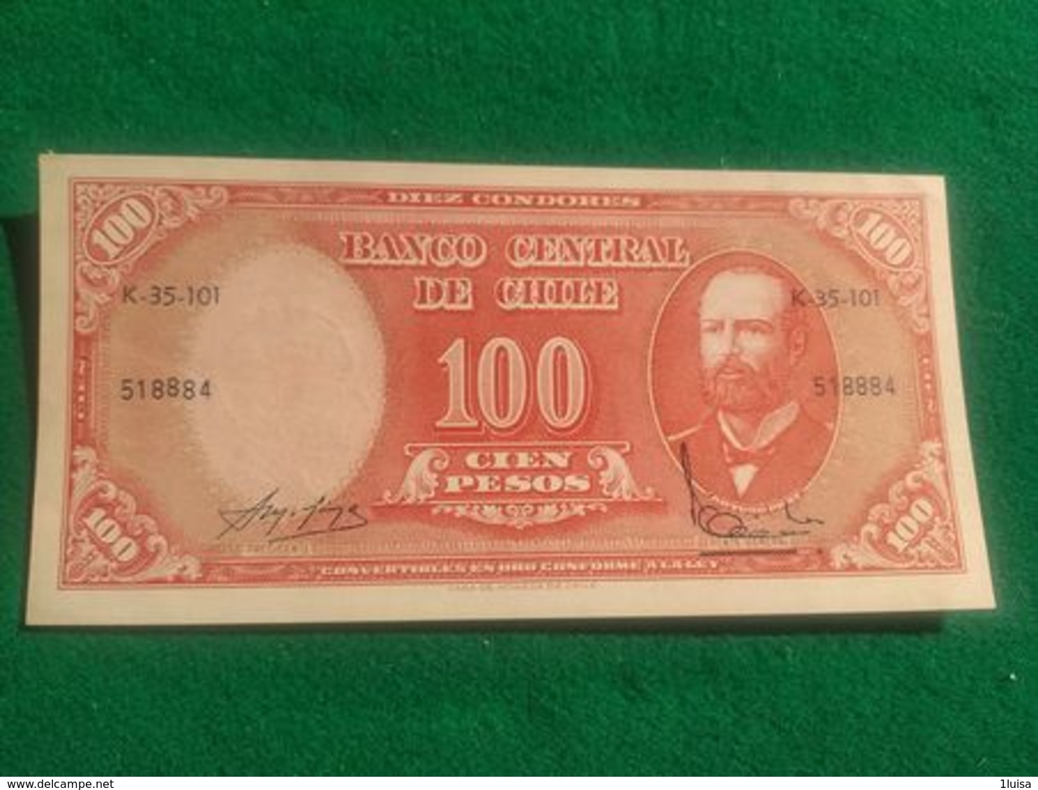 CILE 100 PESOS 1960 - Cile