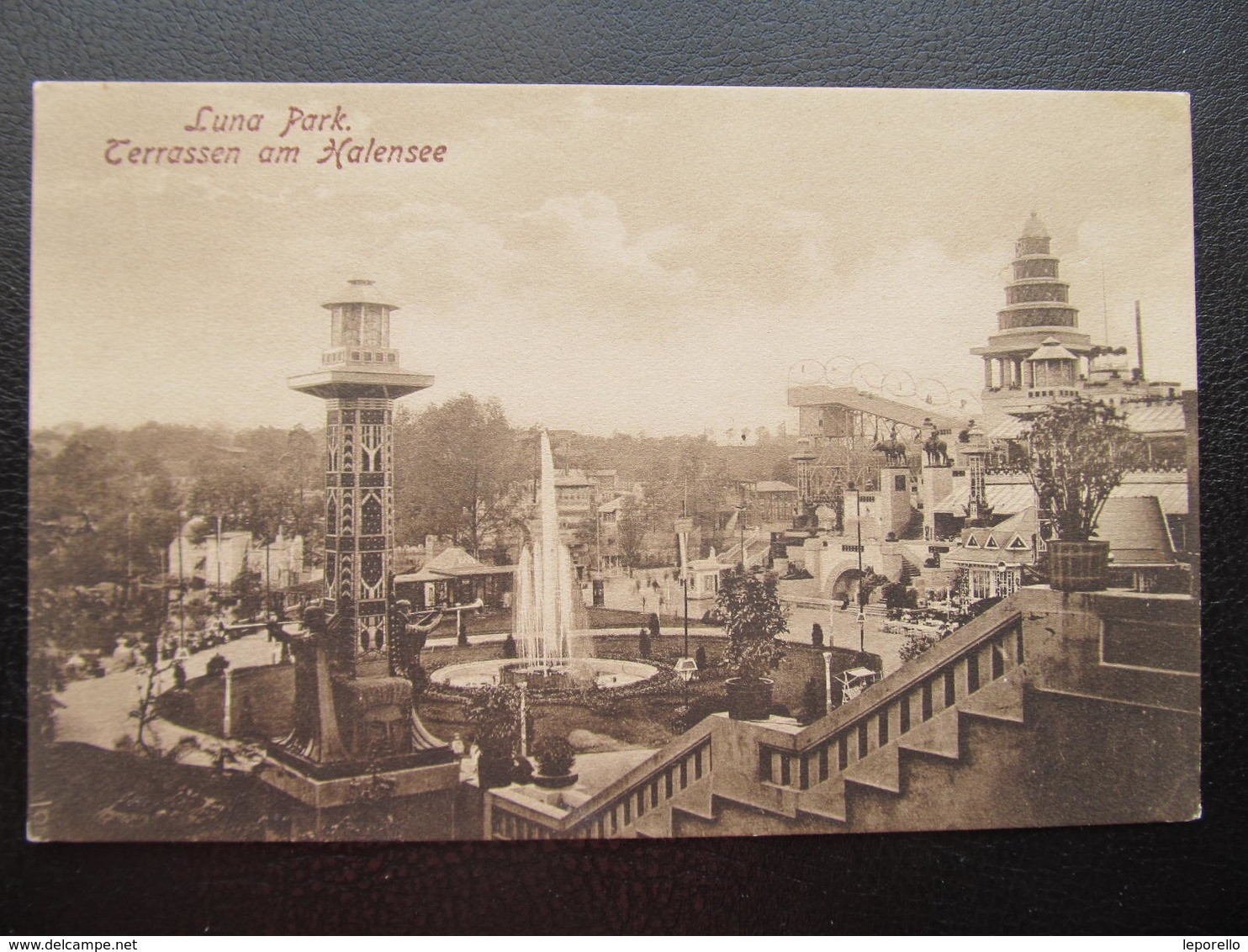 AK BERLIN HALENSEE Lunapark Ca.1910 //  D*43539 - Halensee