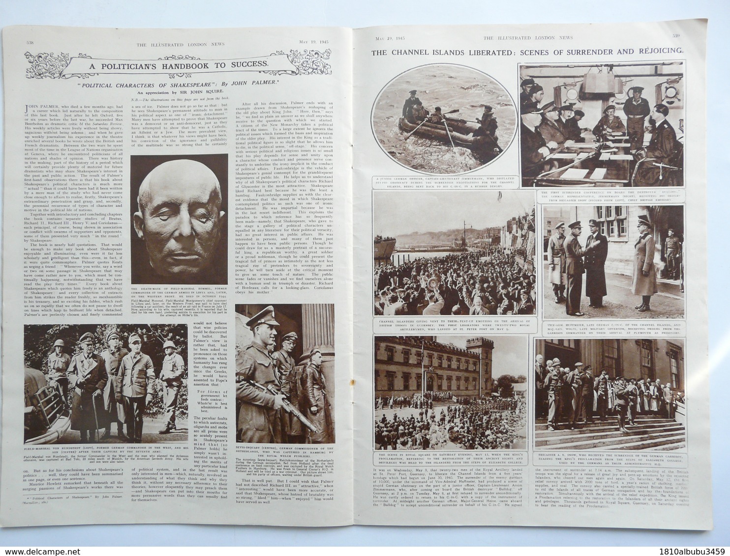 HEBDOMADAIRE - THE ILLUSTRATED LONDON NEWS : World Events Completely And Exclusively Illustrated - Welt