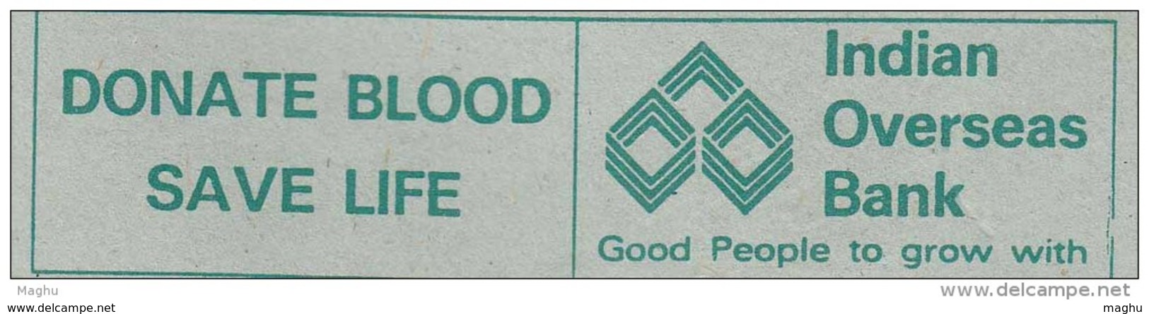 "Donate Blood Save Life," Inland Letter India Postal Stationery Unused, Health, First Aid, For Disease, Accident Victims - Inland Letter Cards