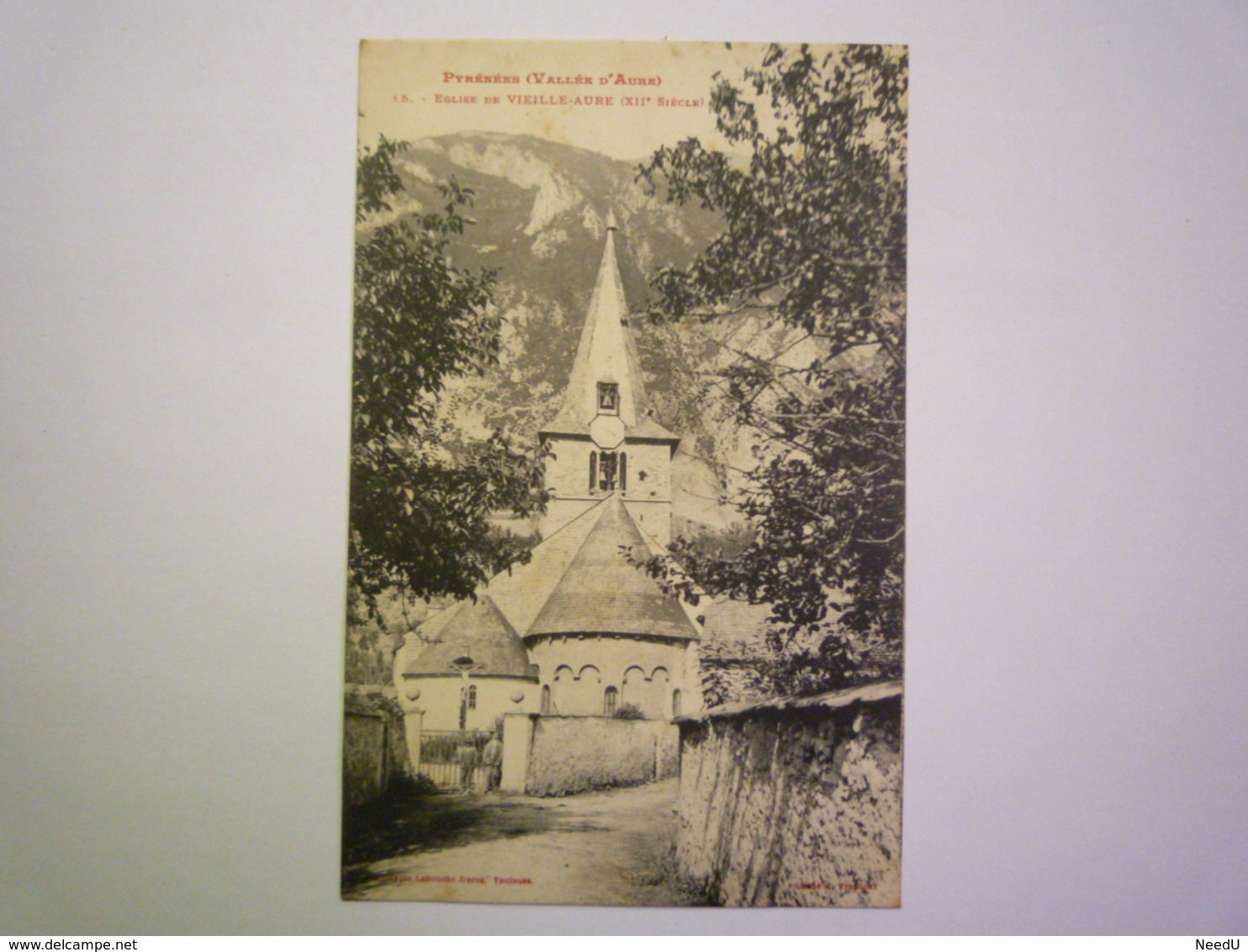 GP 2020 - 2444  VALLEE D'AURE  -  VIEILLE-AURE  (Hautes-Pyrénées )  :  L'EGLISE   XXX - Vielle Aure