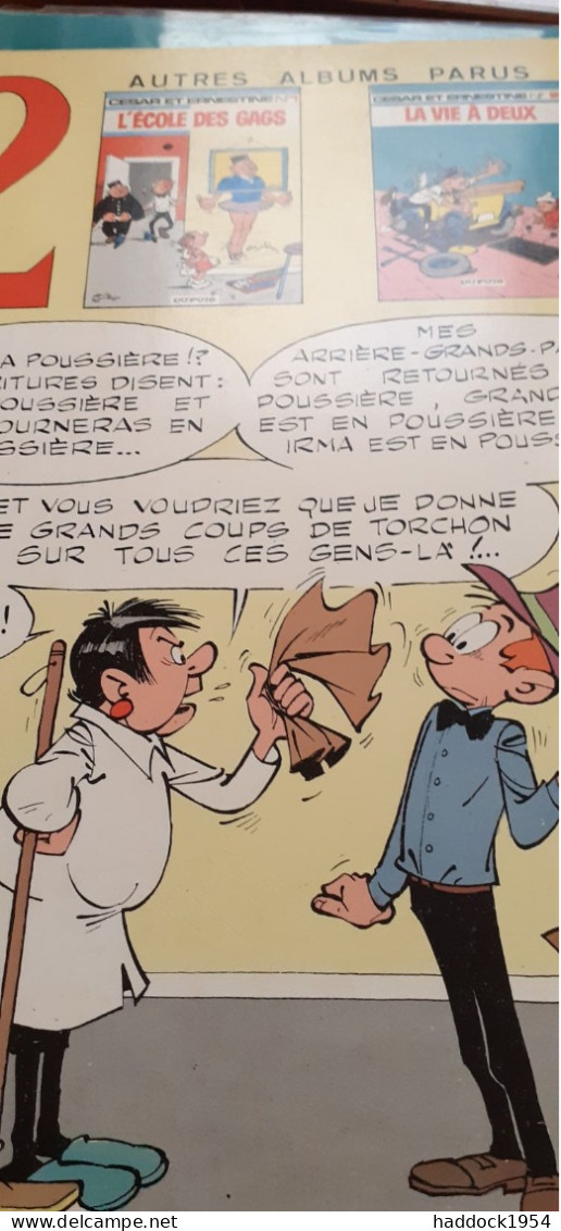 Quel Métier CESAR Et ERNESTINE MAURICE TILLIEUX Dupuis 1972 - César