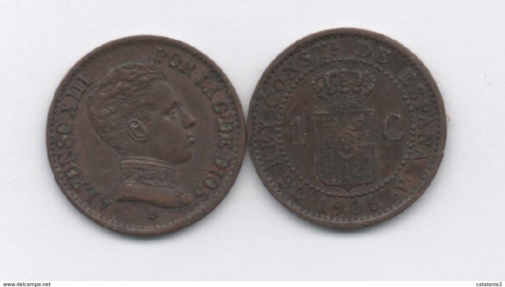 ESPAÑA - 1 CENTIMO 1906 - Provincial Currencies