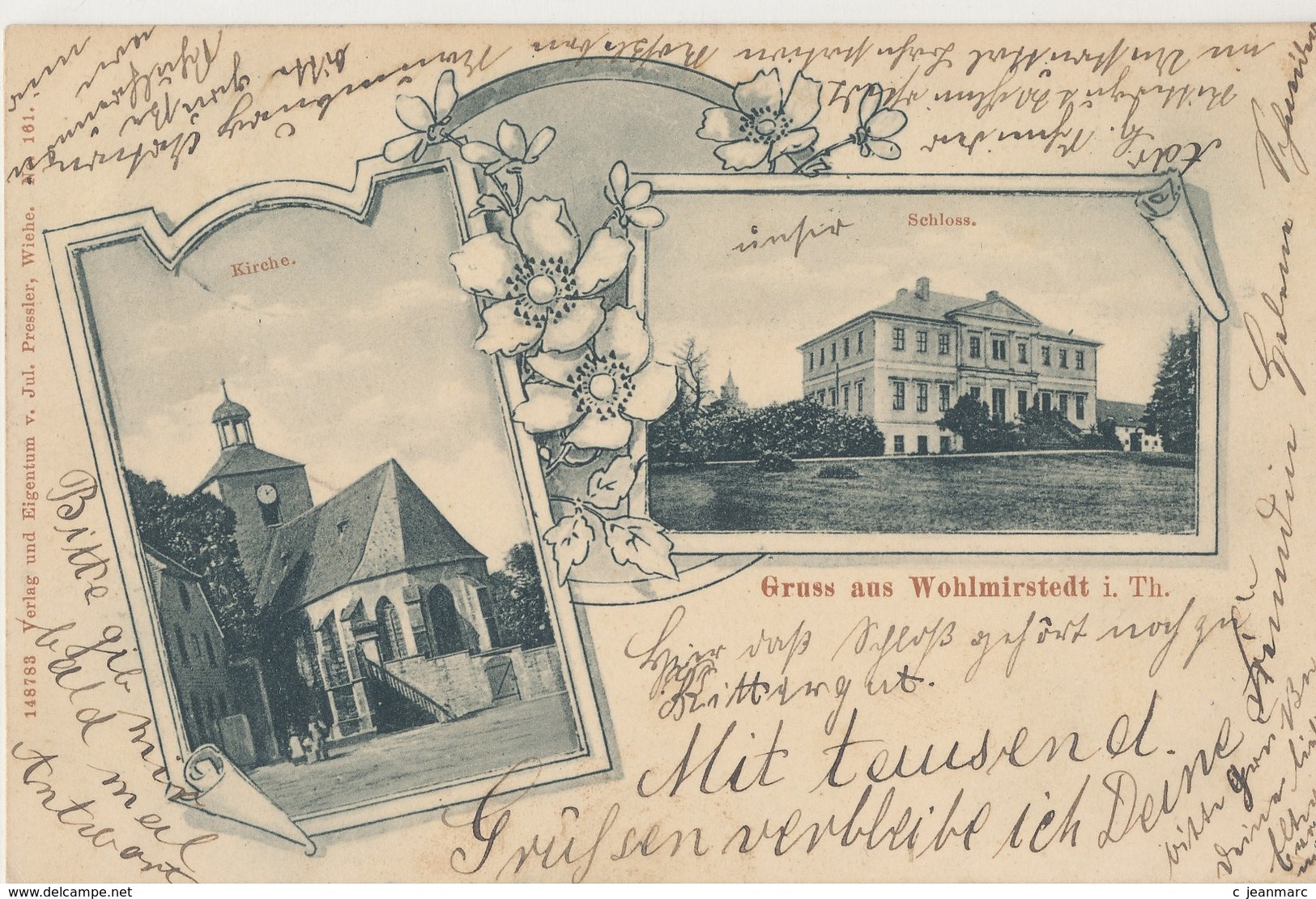 Gruss Aus Wohlmirstedt Kaiserpfalz Voyagé 1912  Bel état - Wolmirstedt