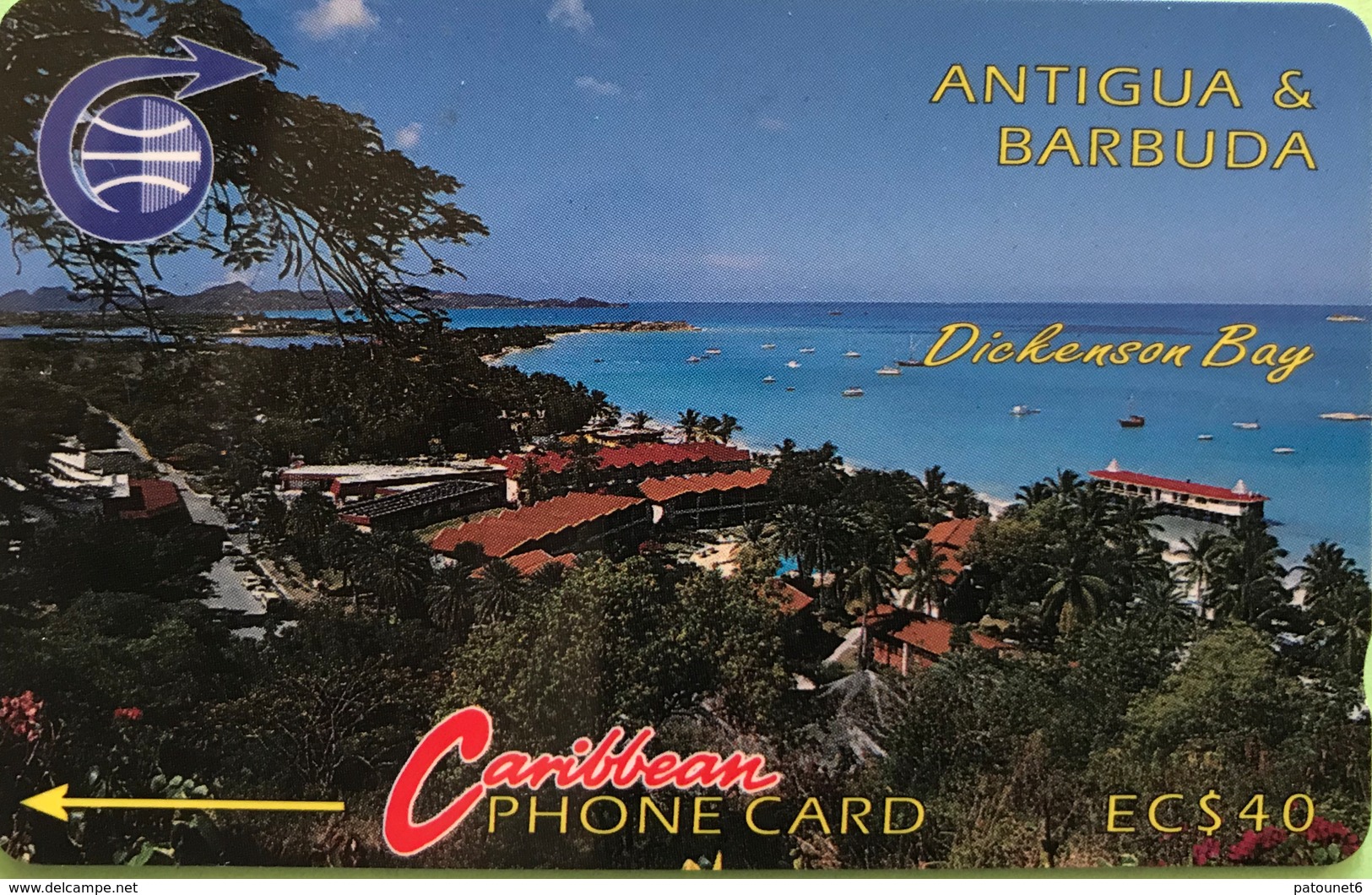 ANTIGUA Et BARBUDA  -  Phonecard  -  Dickenson Bay  -  EC $ 40 - Antigua U. Barbuda