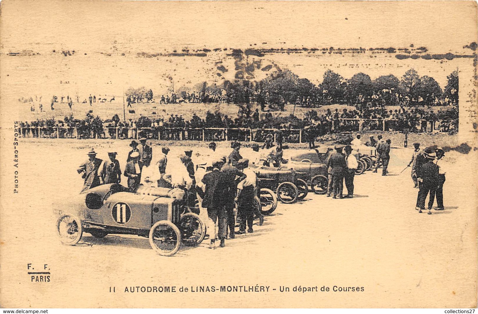 91-LINAS-MONTLHERY-AUTODROME, UN DEPART DE COURSES - Montlhery