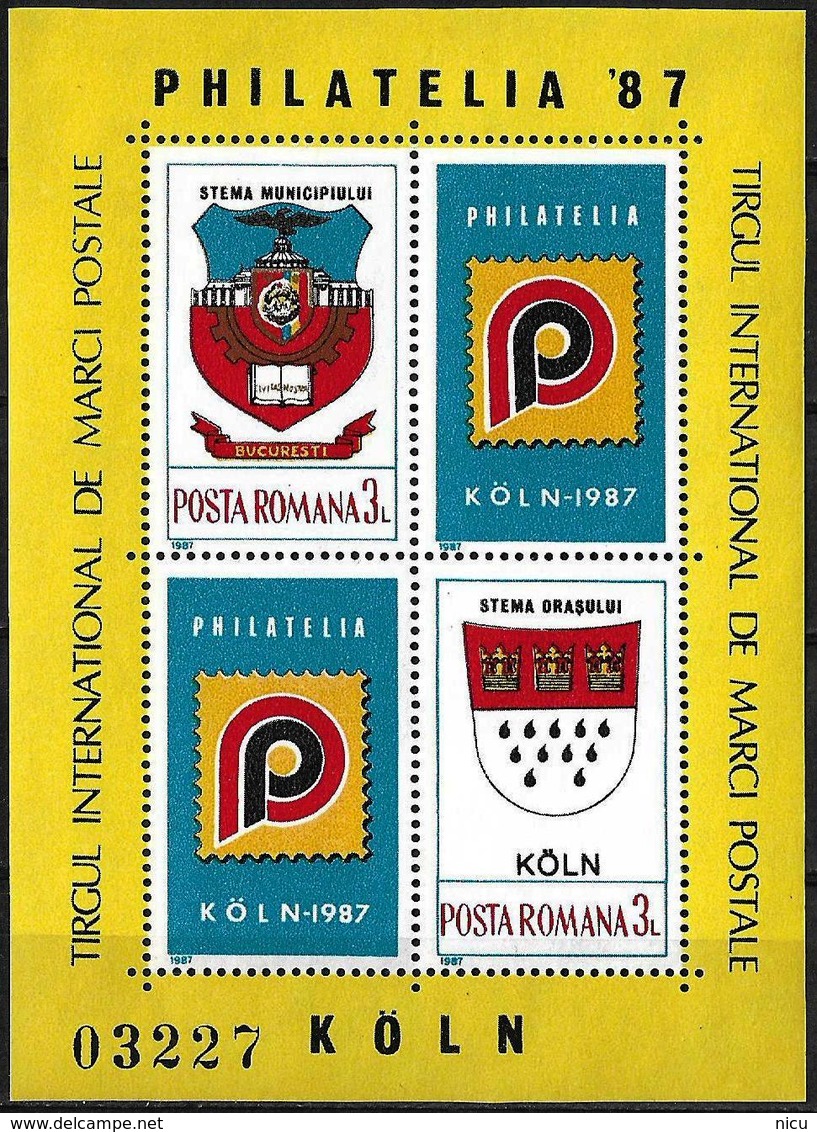 1987 - INTERNATIONAL TRADE MARK OF POSTAL STAMPS KOLN - Autres & Non Classés