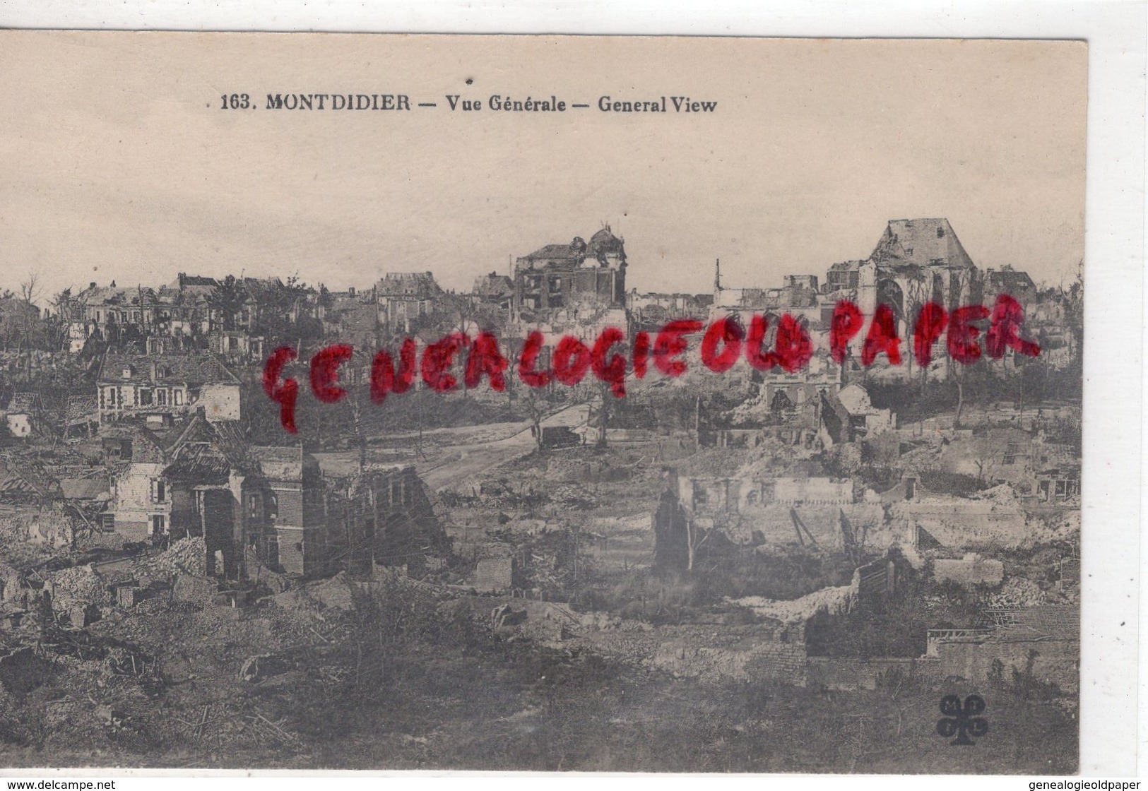 80 - MONTDIDIER - VUE GENERALE  - SOMME - Montdidier