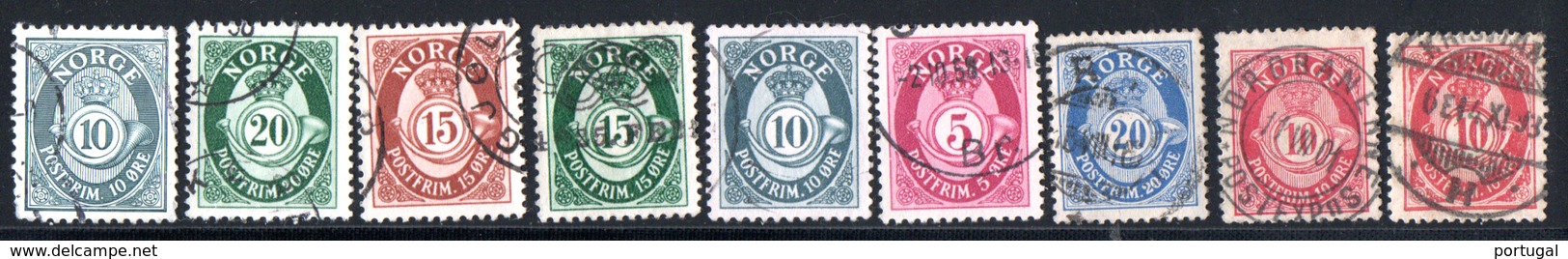 Norge - N° 39,50,77,92,322,23,23A,24A,436 - 1883 - 62 - ...-1855 Vorphilatelie