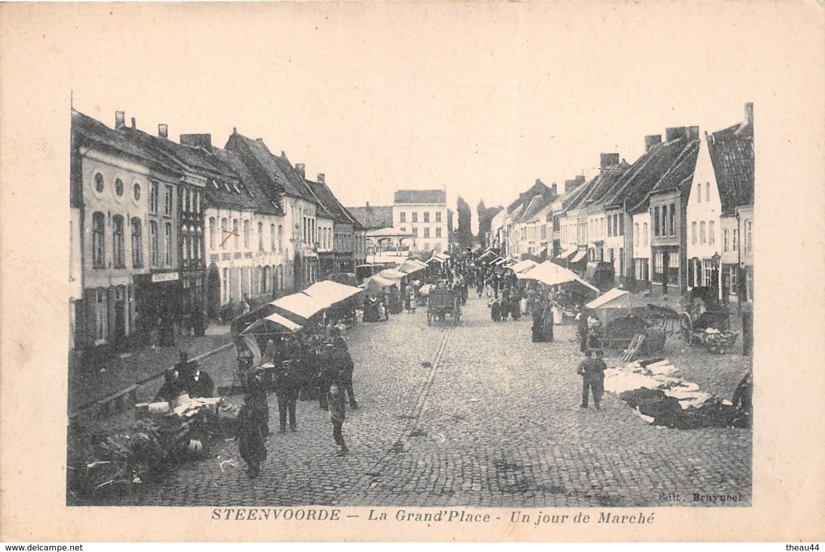 ¤¤  -  STEENVOORDE   -  La Grand'Place  -  Un Jour De Marché   -  ¤¤ - Steenvoorde