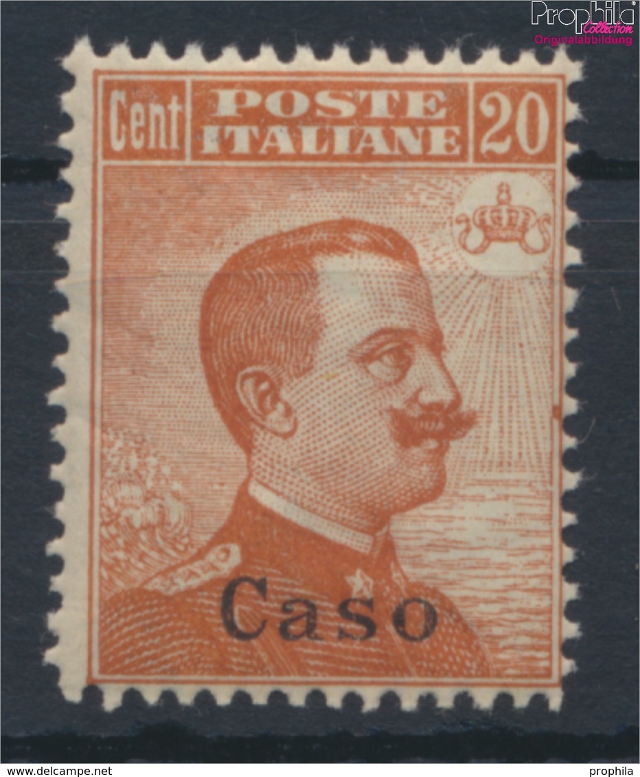 Ägäische Inseln 13II Postfrisch 1912 Aufdruckausgabe Caso (9423256 - Egeo (Caso)