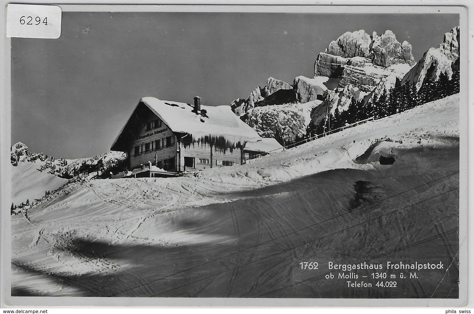 Berggasthaus Fohnalpstock Ob Mollis Im Winter - Mollis