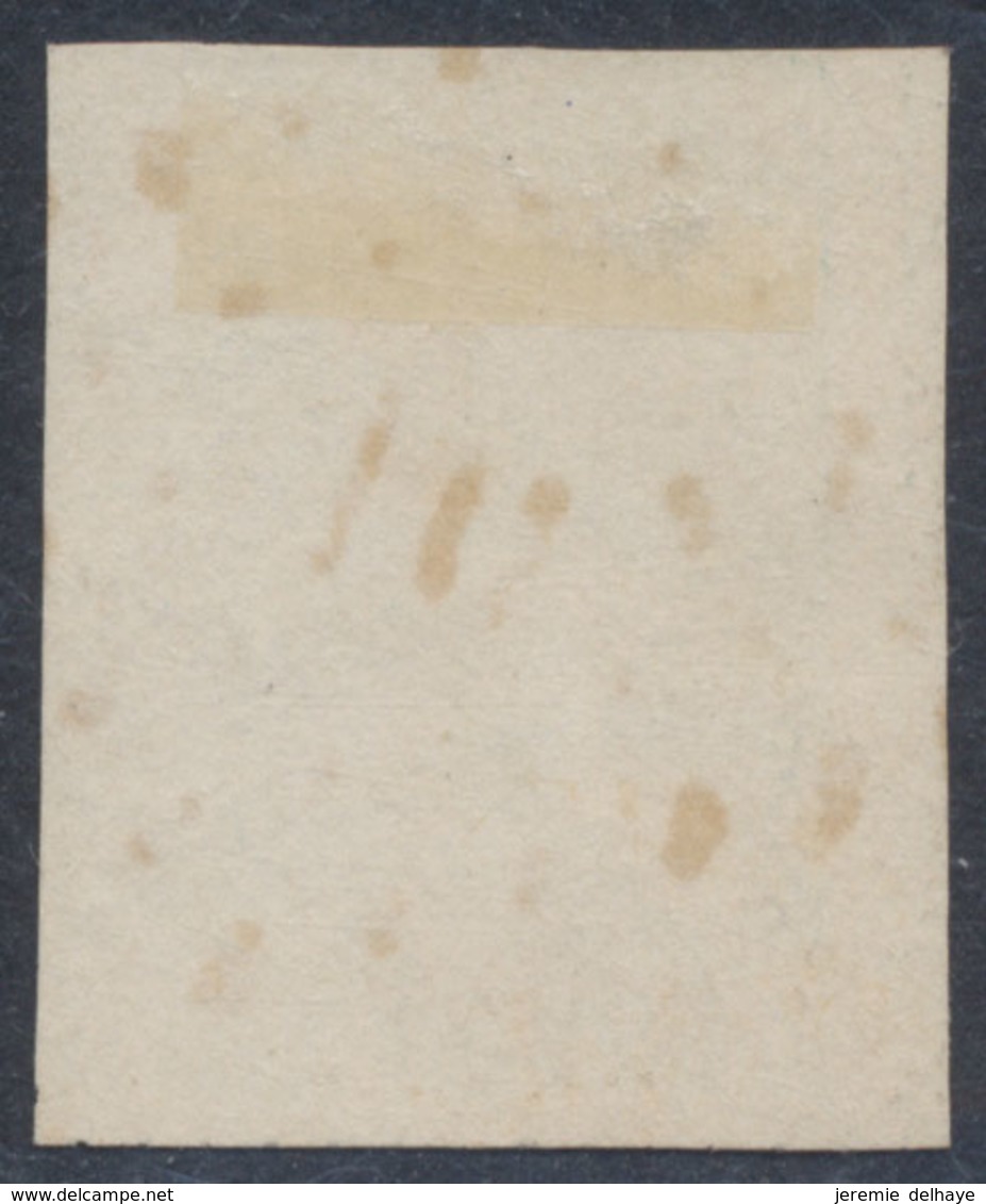 émission 1865 - N°18 Non Dentelé Obl Pt 16 Ou 91 (Arlon / Couillet). A Examiner, Mal Centré. Rare - 1865-1866 Profil Gauche