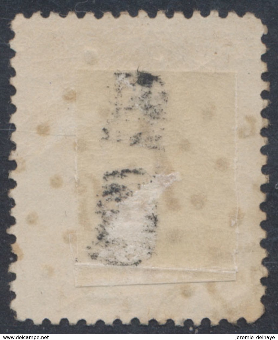 émission 1865 - N°17 Obl Pt 156 "Grez - Doiceau" - 1865-1866 Perfil Izquierdo