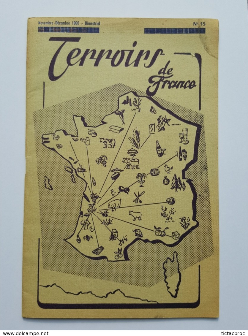 Revue Terroirs De France Novembre Décembre 1960 Numéro 15 - Tourismus Und Gegenden