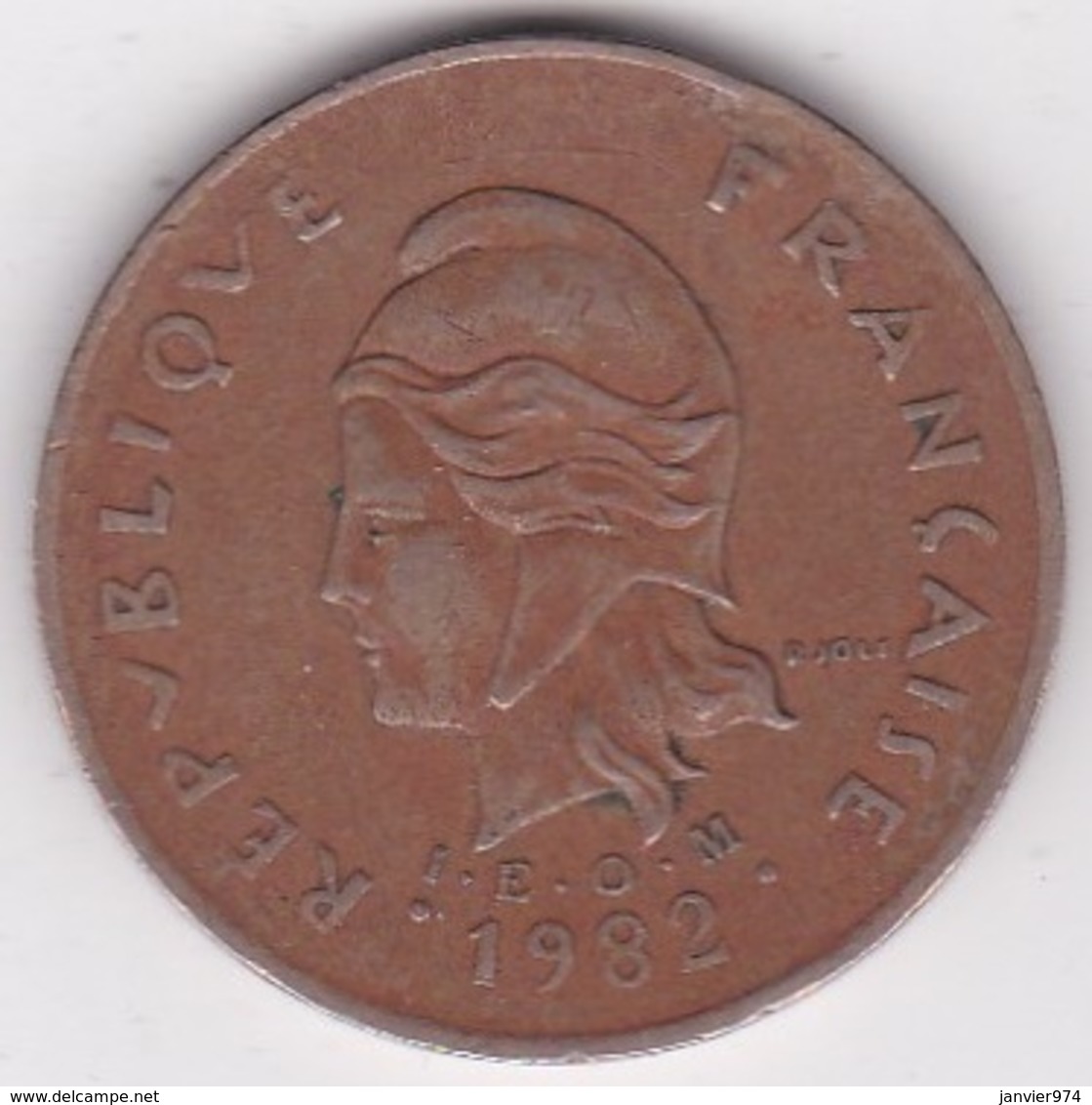 Polynésie Francaise . 100 Francs 1982, Cupro-nickel-aluminium - Polynésie Française