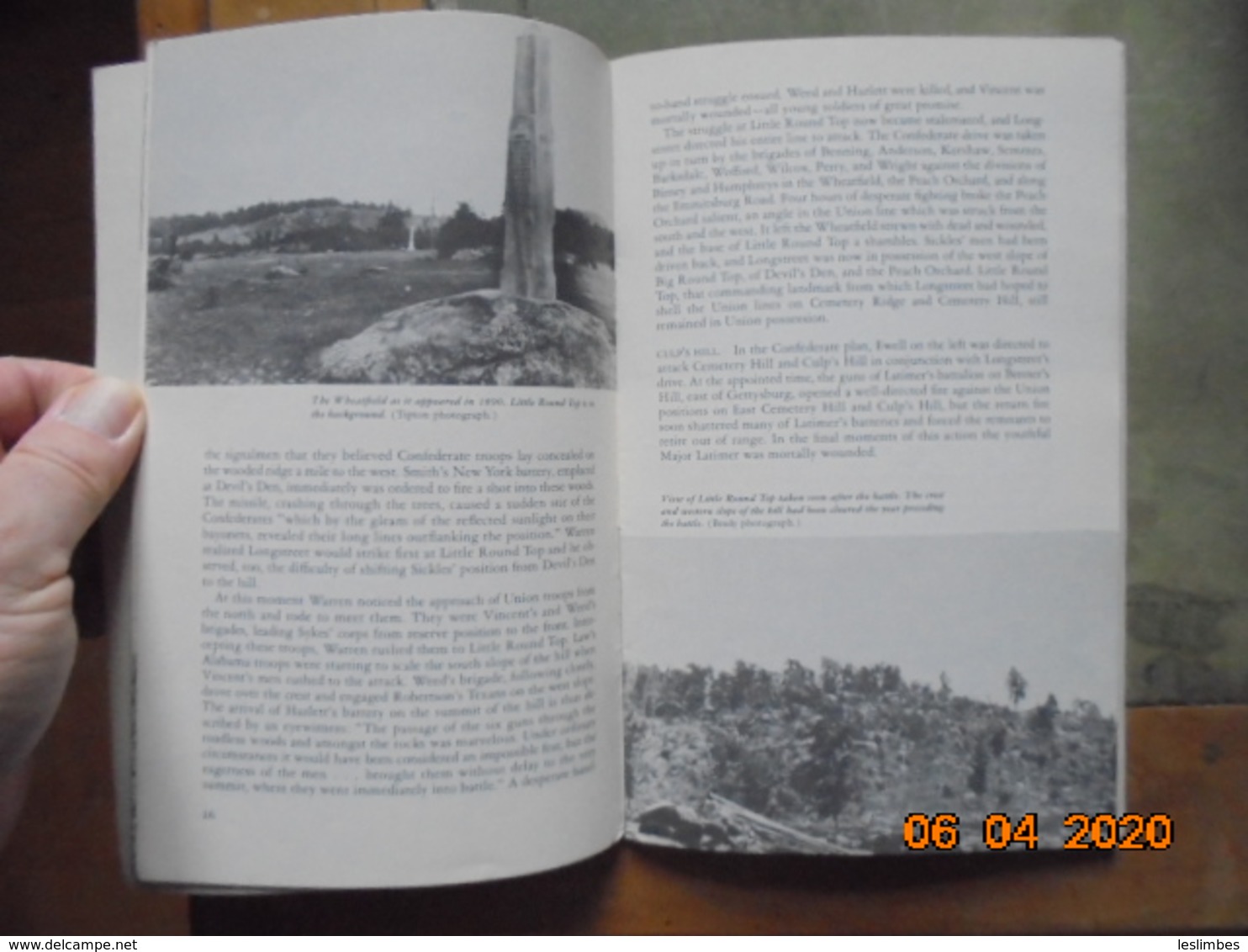 Gettysburg National Military Park, Pennsylvania By Frederick Tilberg. U.S. Department Of The Interior - Guerres Impliquant US