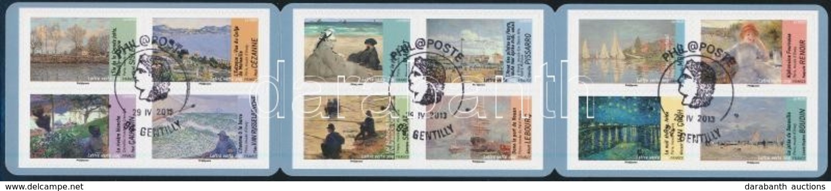 O 2013 Impresszionizmus Bélyegfüzet Elsőnapi Bélyegzéssel, Impressionism Stamp-booklet With First Day Cancellation Mi 55 - Sonstige & Ohne Zuordnung