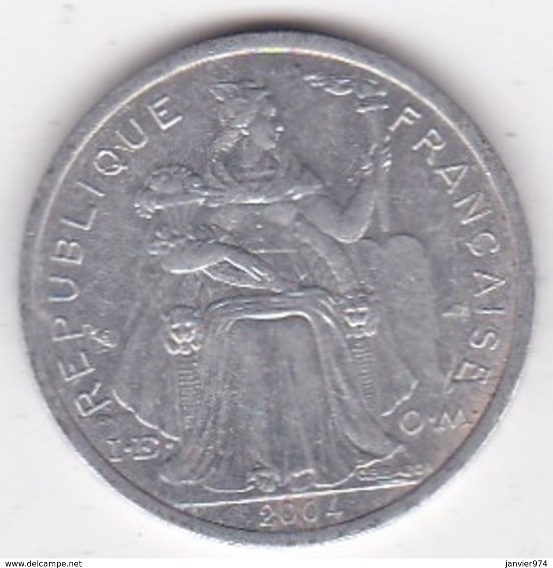 Polynésie Francaise . 1 Franc 2004, En Aluminium - Polynésie Française