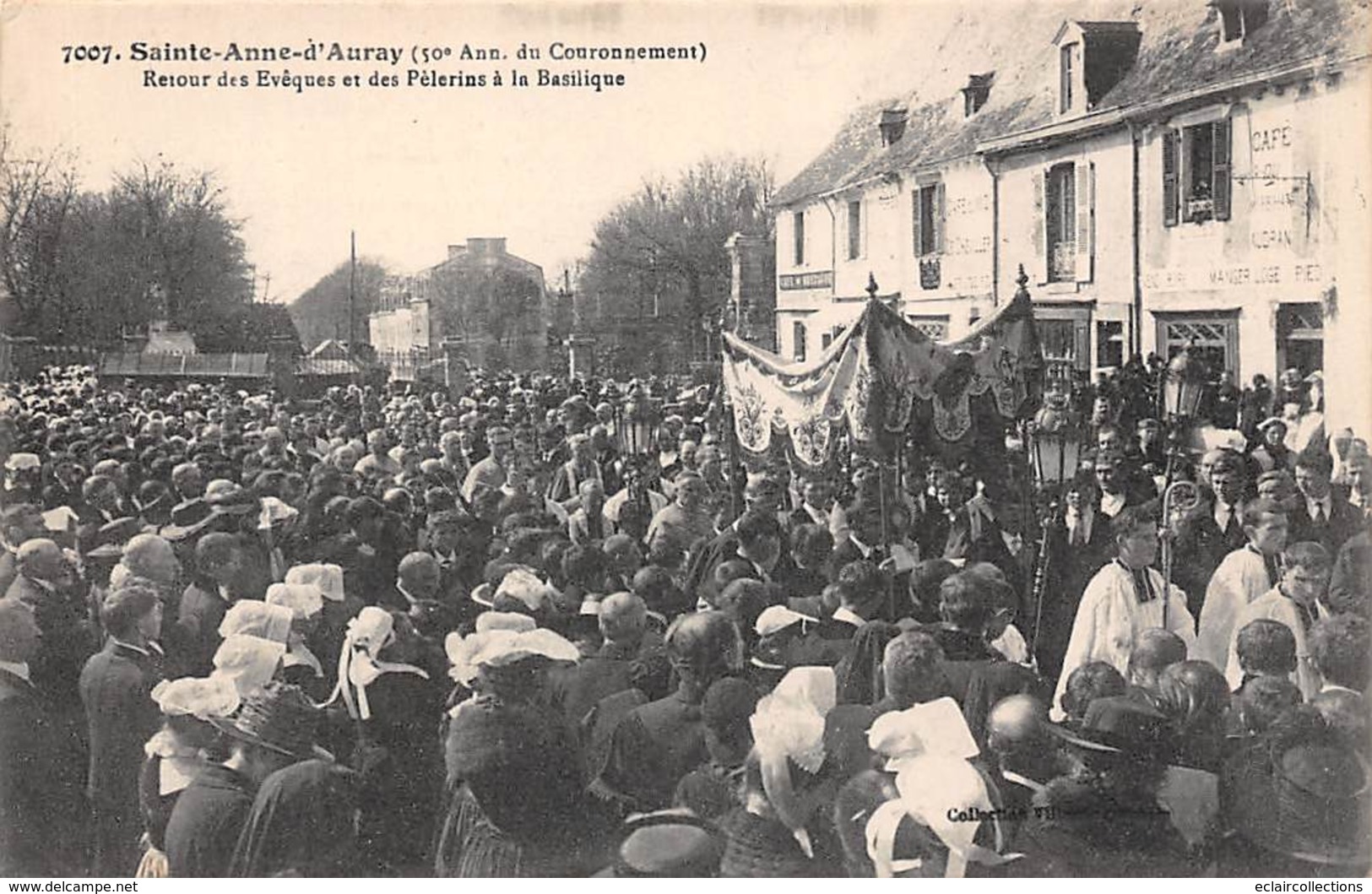 Sainte Anne D'Auray         56      Retour Des Évêques Et De Pèlerins   7007     (Voir Scan) - Sainte Anne D'Auray