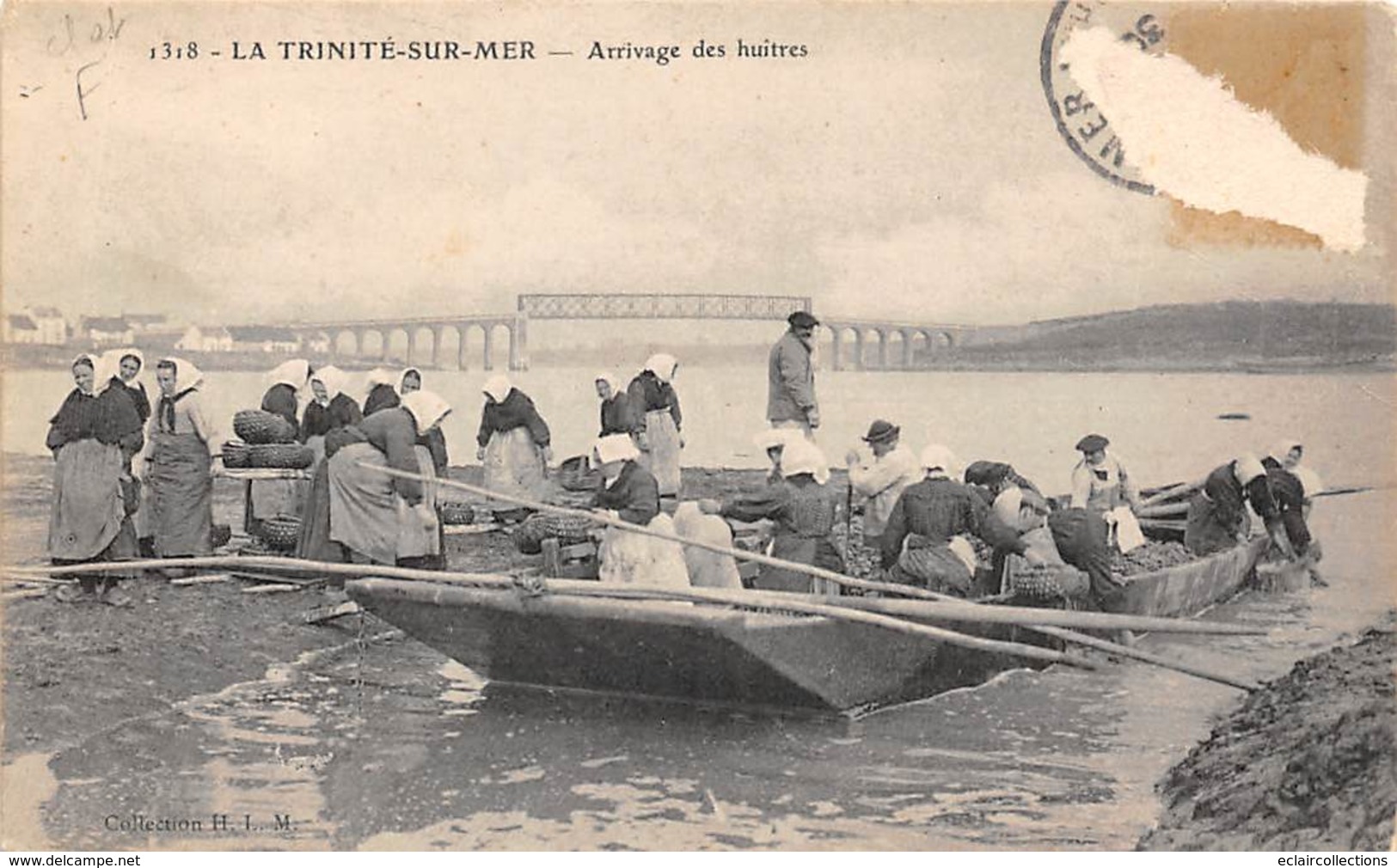 La Trinité Sur Mer         56      Arrivage Des Huitres              (Défaut Voir Scan) - La Trinite Sur Mer