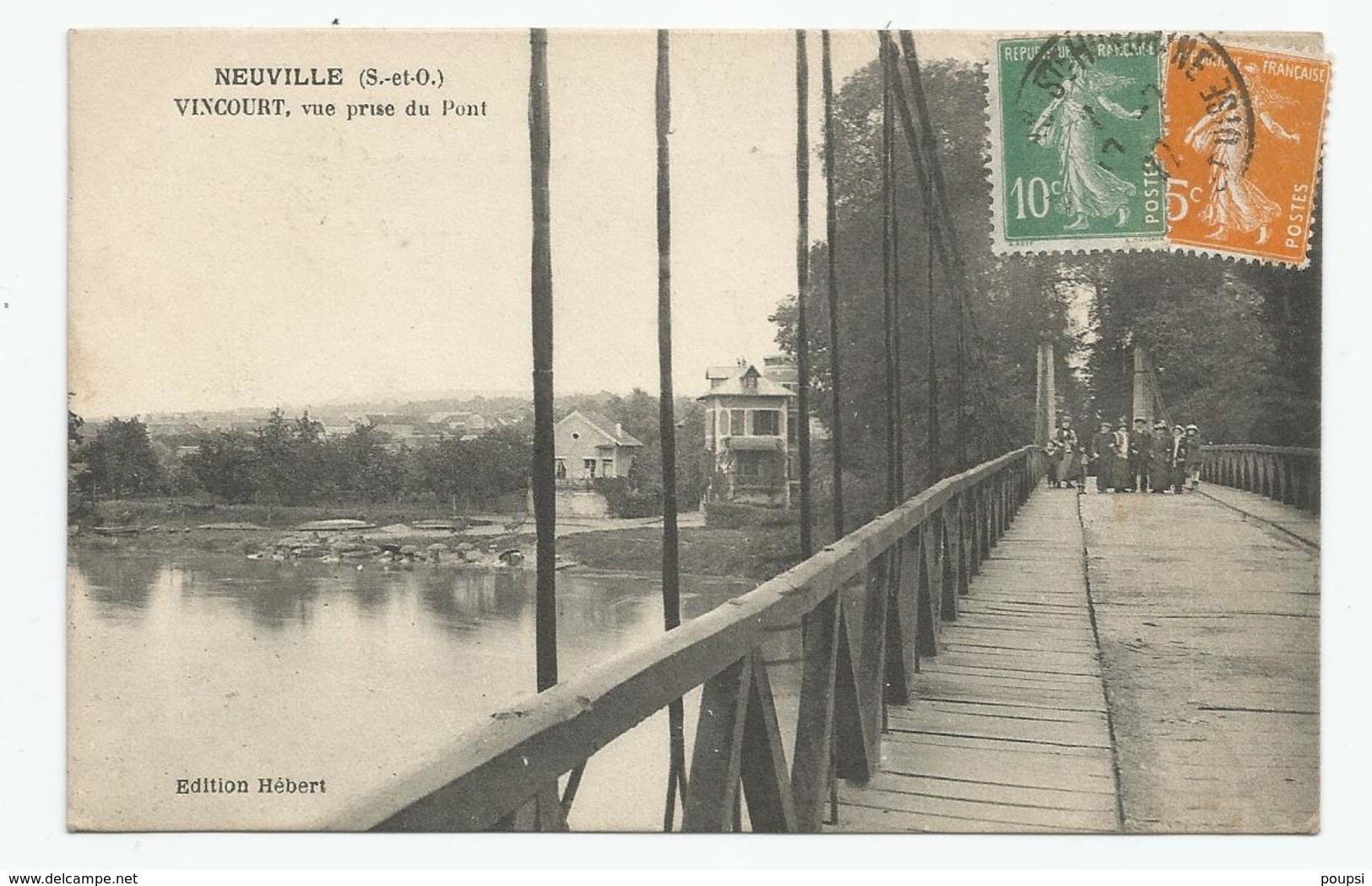 NEUVILLE  VINCOURT Vue Prise Du Pont - Neuville-sur-Oise