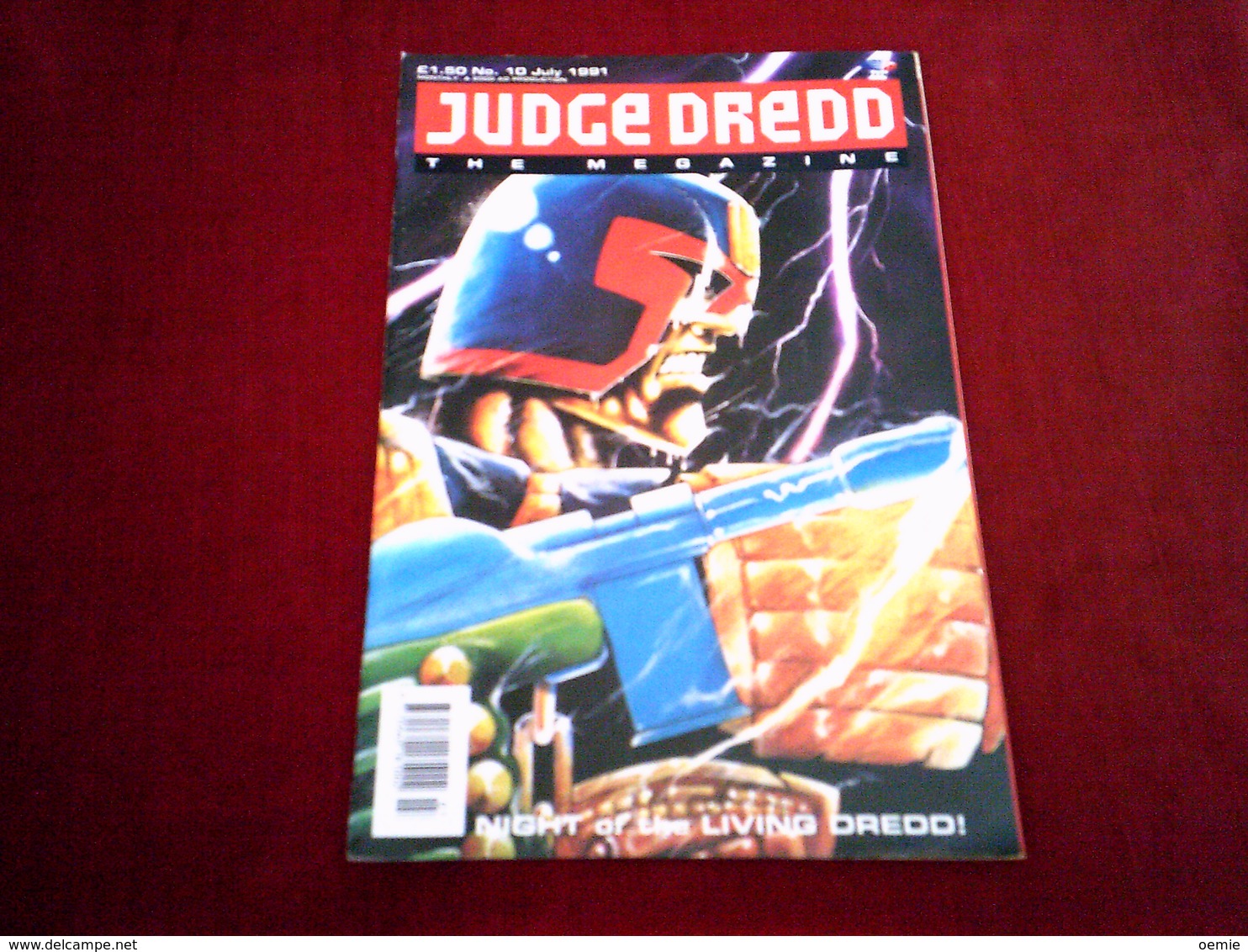 JUDGE  DREDD  N° 10 JULY 1991   NIGHT OF THE LIVING DREDD - Science Fiction