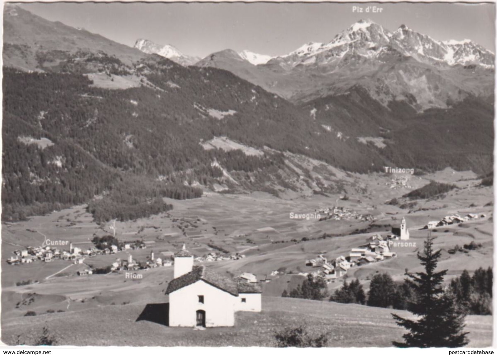 Oberhalbstein - Cunter - Savognin - Tinizong - Riom - Parsonz Gegen Piz D\'Err - Cunter