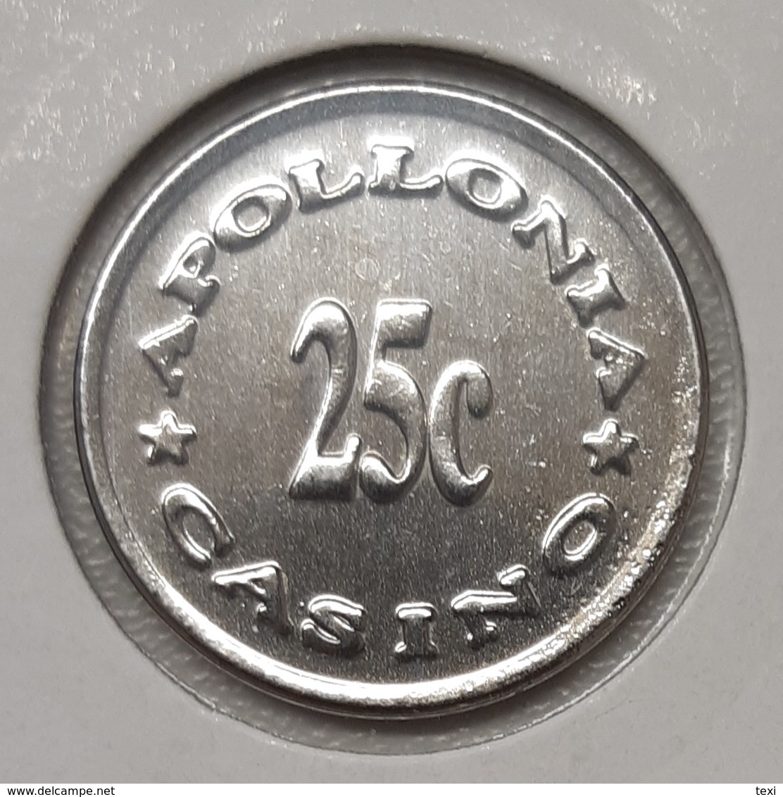 TOKEN JETON MACEDONIA CASINO APOLLONIA GEVGELIJA Yugoslavia - Casino