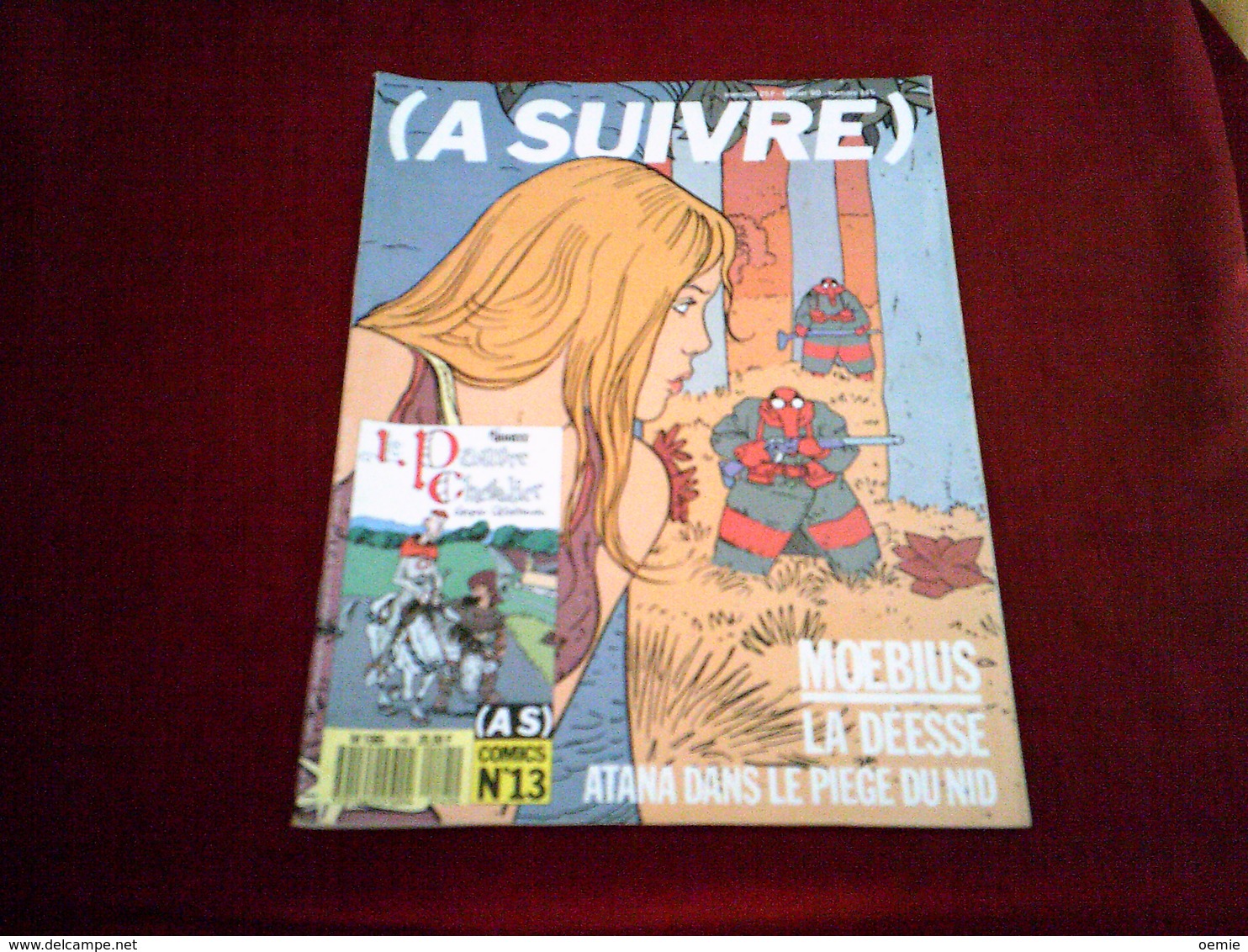 ( A SUIVRE )  FEVRIER 1990 N° 145  MOEBIUS  LA DEESSE ATANA DANS LE PIEGE DU NID - A Suivre