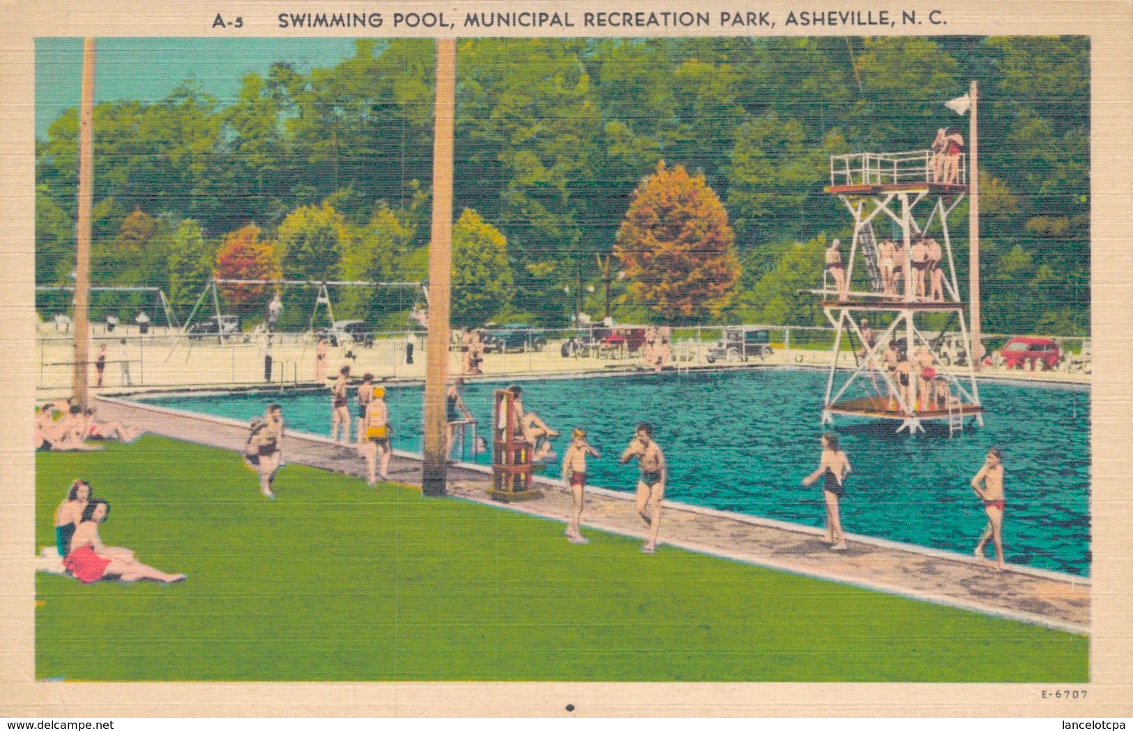 SWIMMING POOL - MUNICIPAL RECREATION PARK / ASHEVILLE - N.C. - Asheville