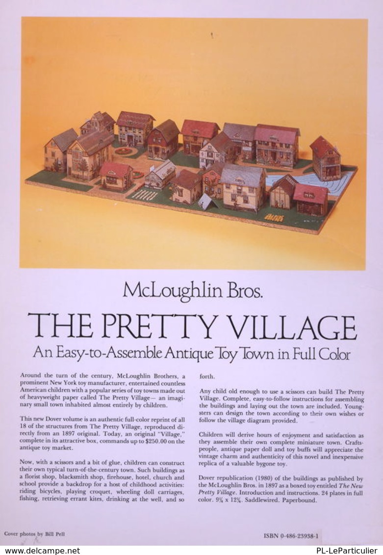 The Pretty Village By McLoughlin Bros (Village à Construire) - Activités/ Livres à Colorier