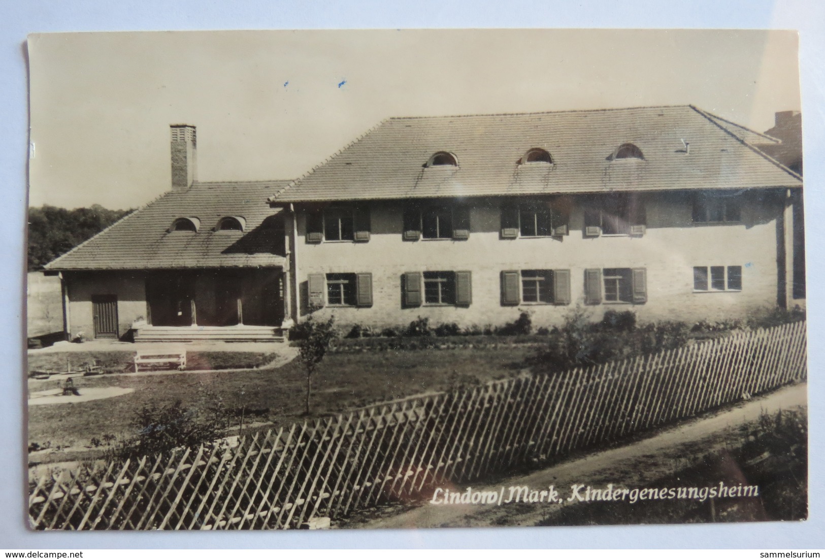 (11/8/35) Postkarte/AK "Lindow/Mark" Kindergenesungsheim - Lindow