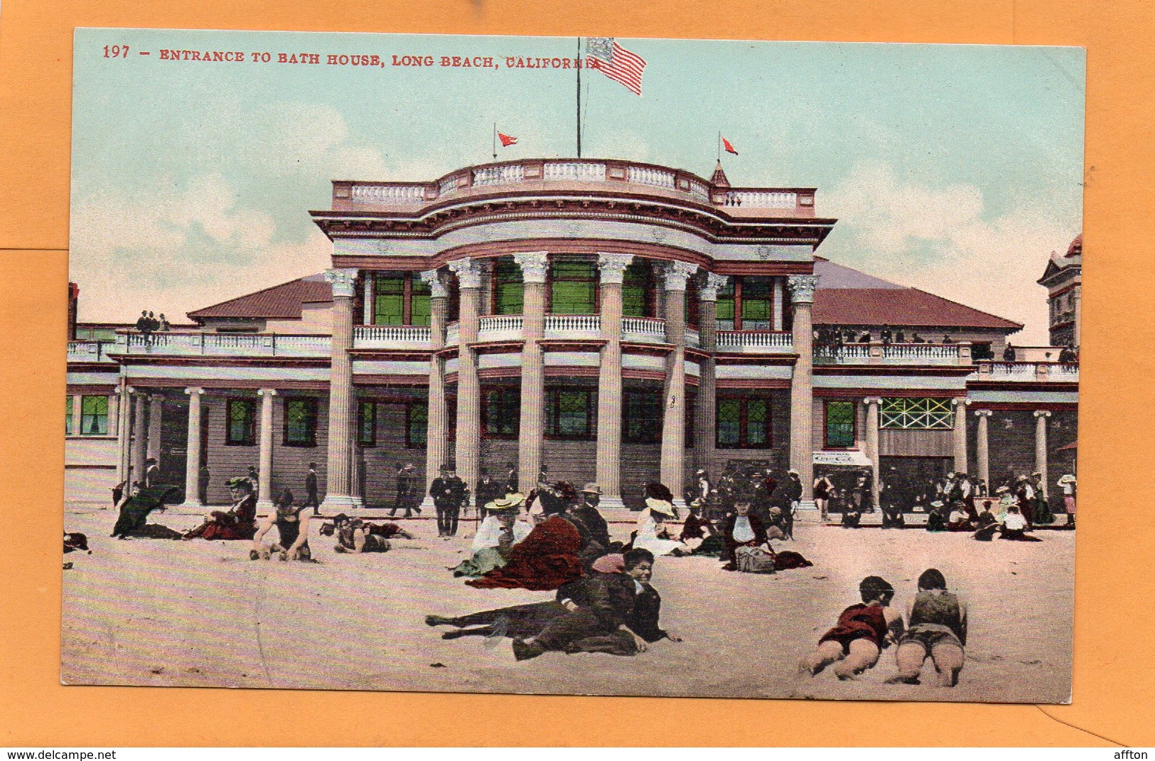 Long Beach Cal 1907 Postcard - Long Beach