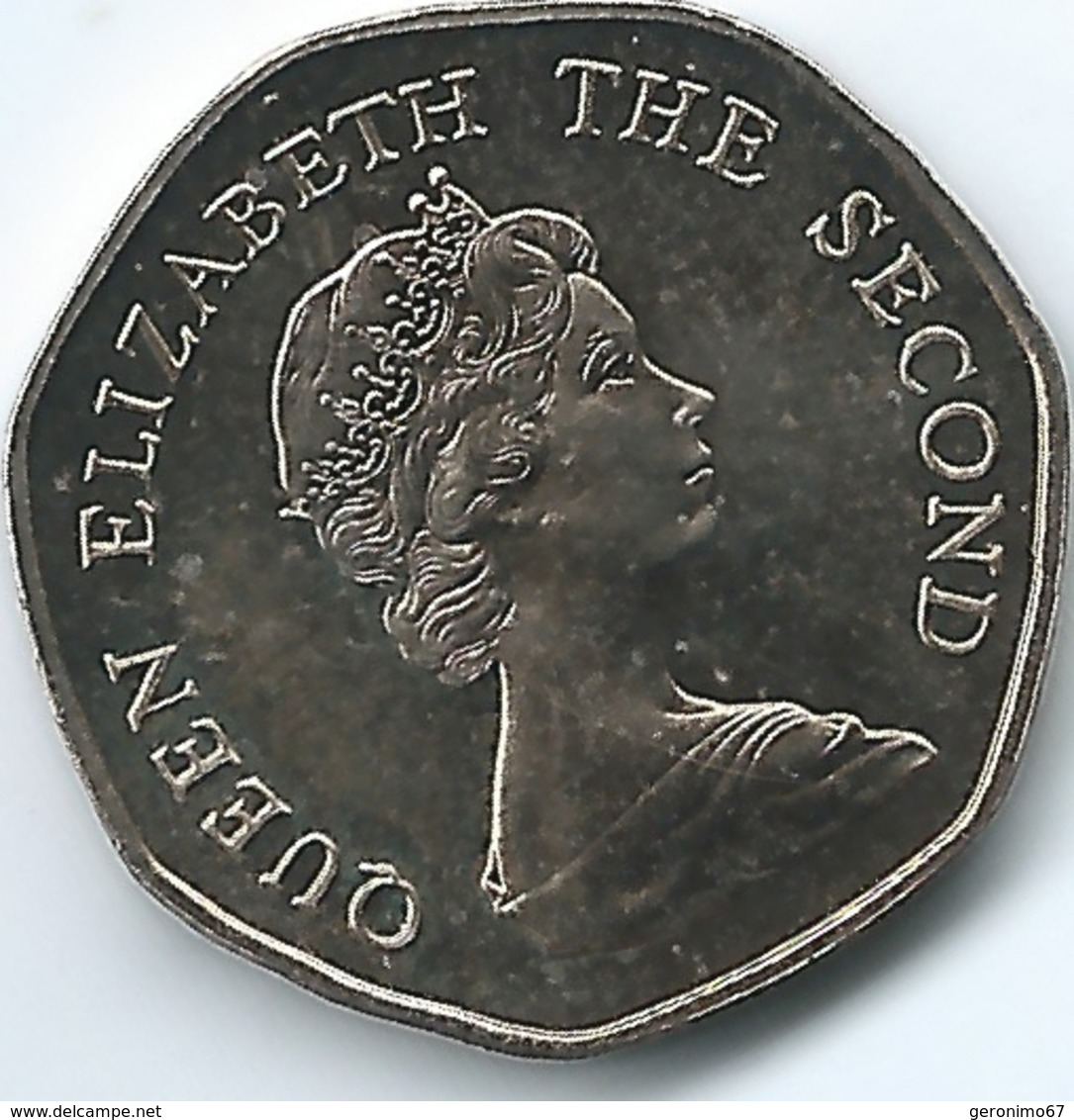 Falkland Islands - Elizabeth II - 20 Pence - 1987 - KM17 - Tiny Mintage - Falkland