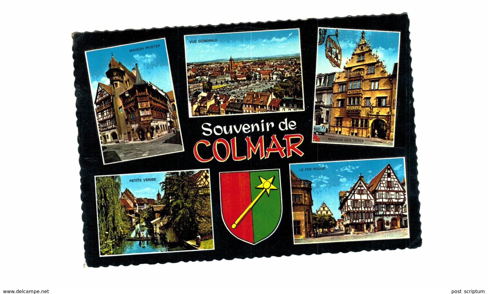 Lot 162-  Colmar- environ 300 cartes (soit 1,58 kg)