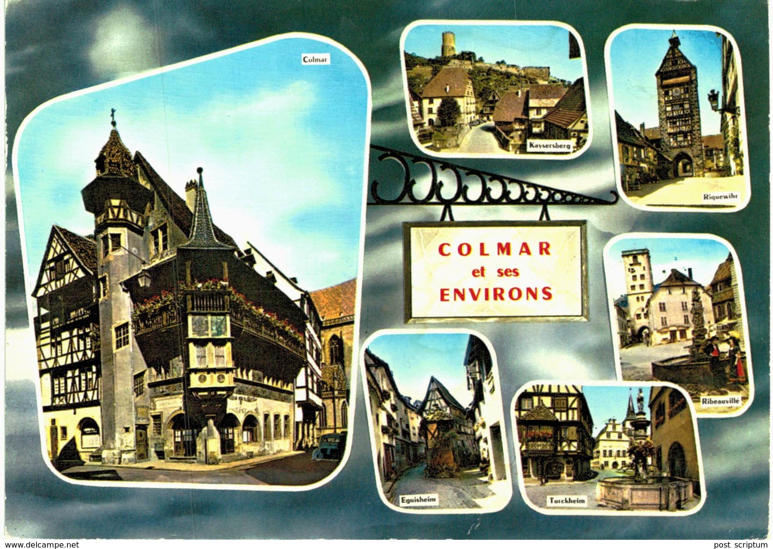 Lot 162-  Colmar- environ 300 cartes (soit 1,58 kg)