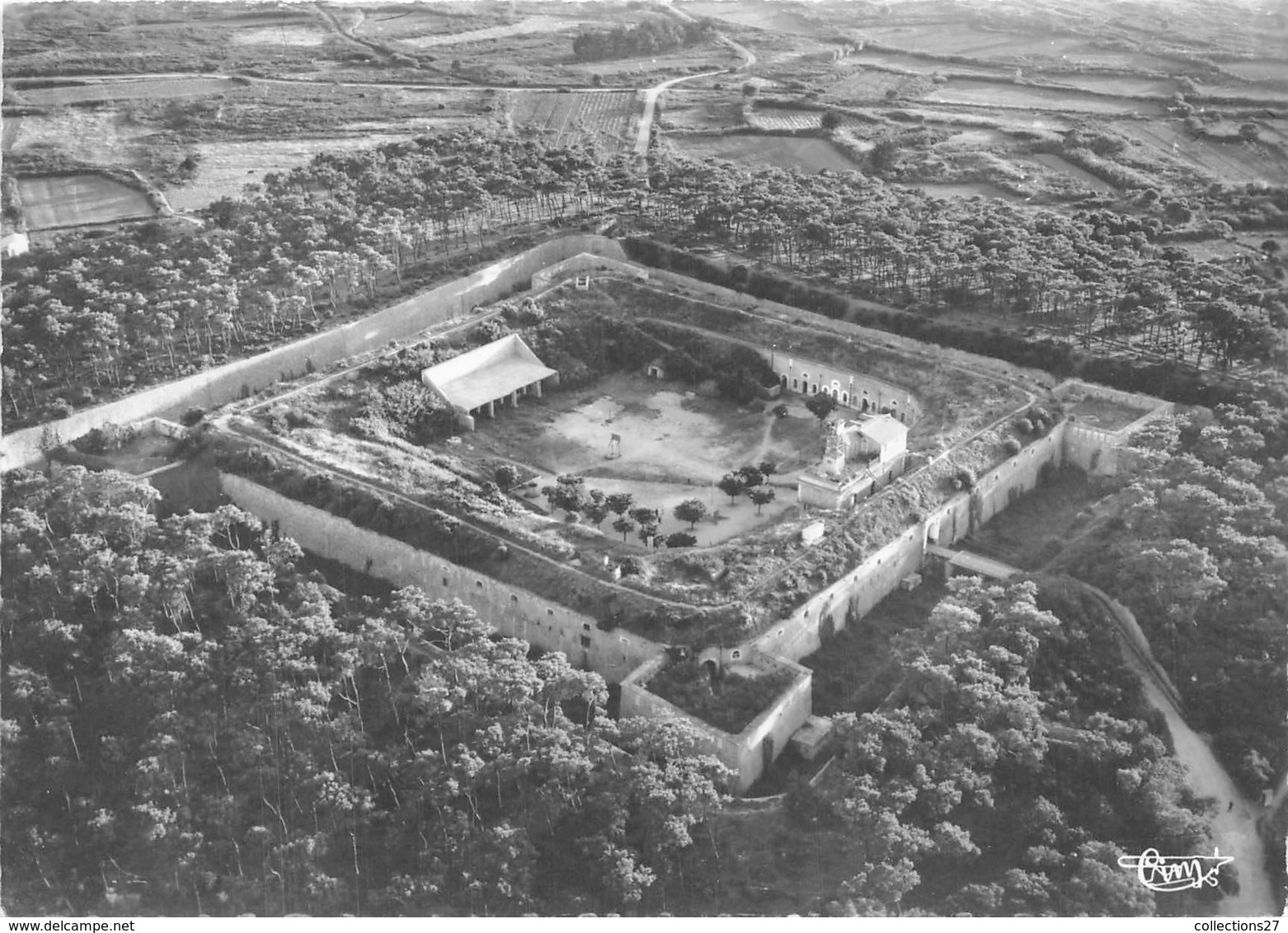 85-L'ILE-D'YEU- LE FORT PIERRE-LEVE VUE DU CIEL - Ile D'Yeu