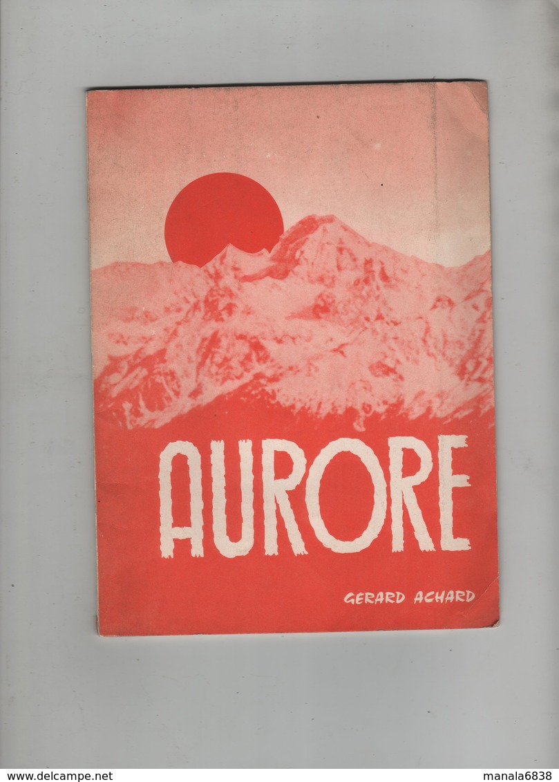 Aurore Gérard Achard 1963 Poésies Signé - Französische Autoren