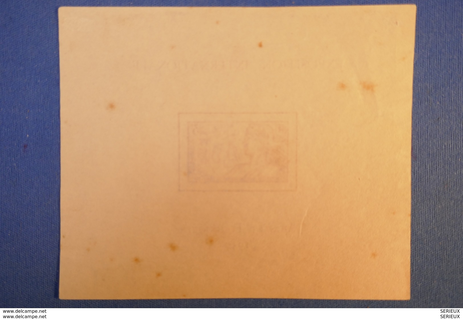 B39 WALLIS ET FUTUNA EPREUVE DE LUXE 1937 ARTS ET TECHNIQUES - Cartas & Documentos