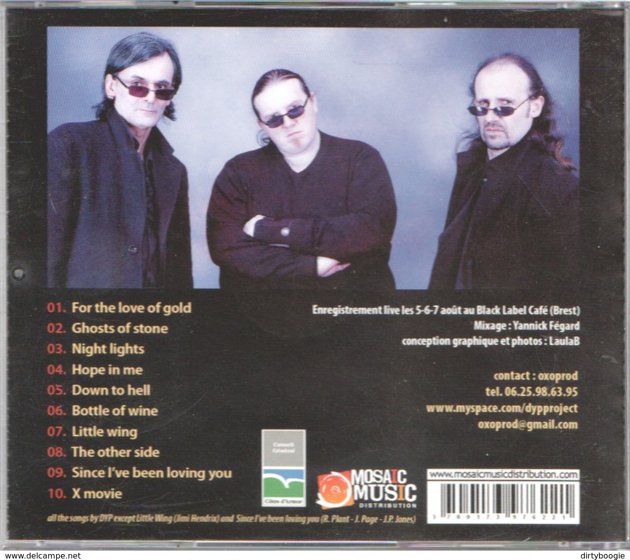 DYP - Live At The Black Label Café - CD - BLUES - Blues