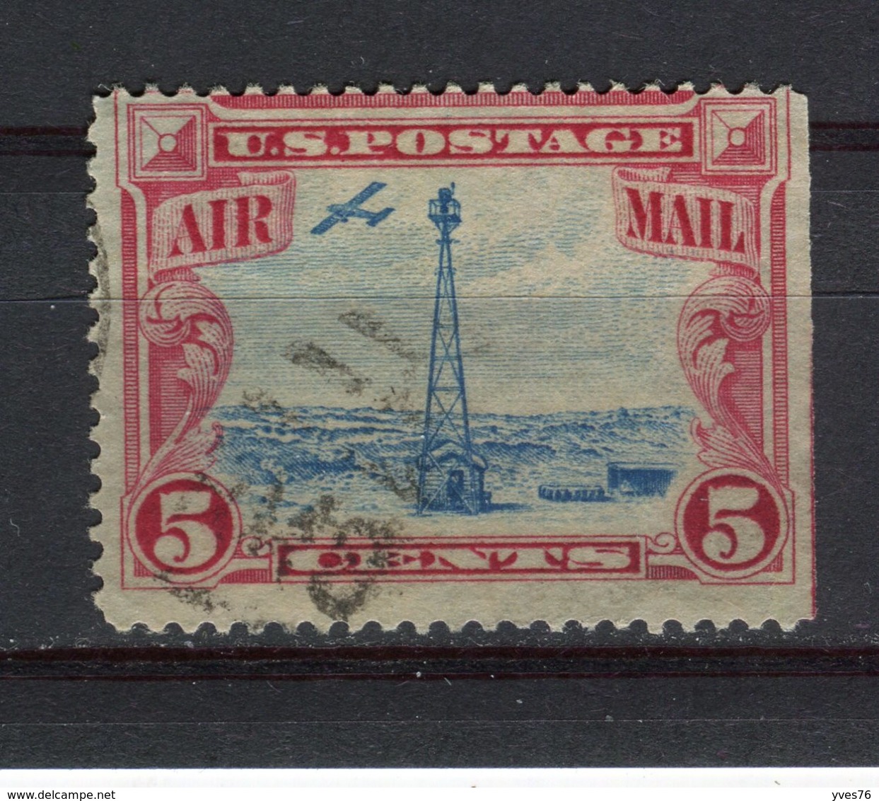 ETATS-UNIS - Y&T Poste Aérienne N° 11° - Phare De La Colline Sherman - 1a. 1918-1940 Used