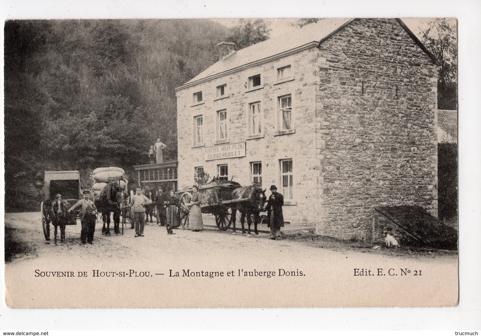 Souvenir De HOUT - SI - PLOU  -  La Montagne Et L'auberge Donis - Neupre