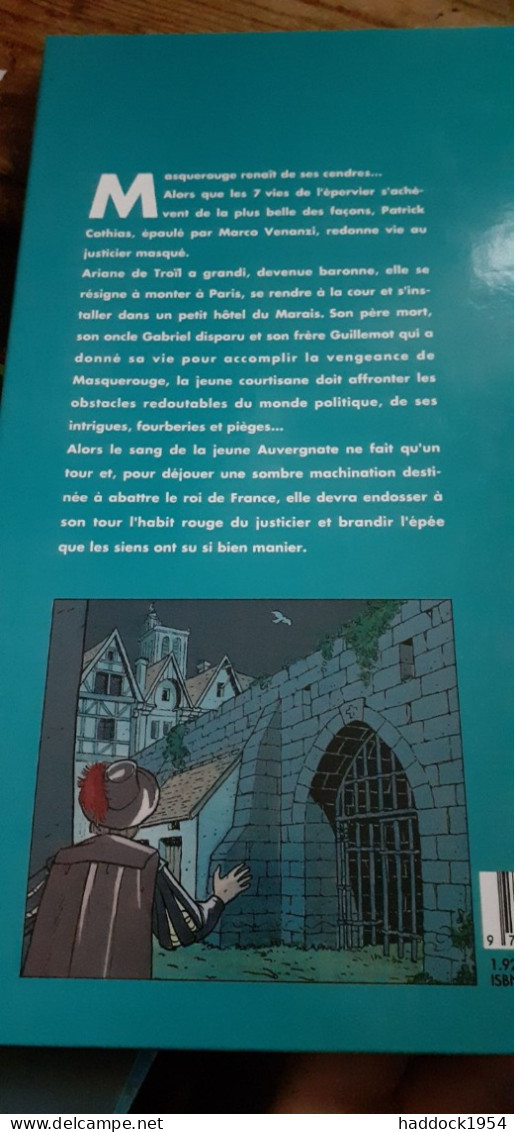 Les Intrigants Le Masquerouge COTHIAS VENANZI Glénat 1992 - Masquerouge