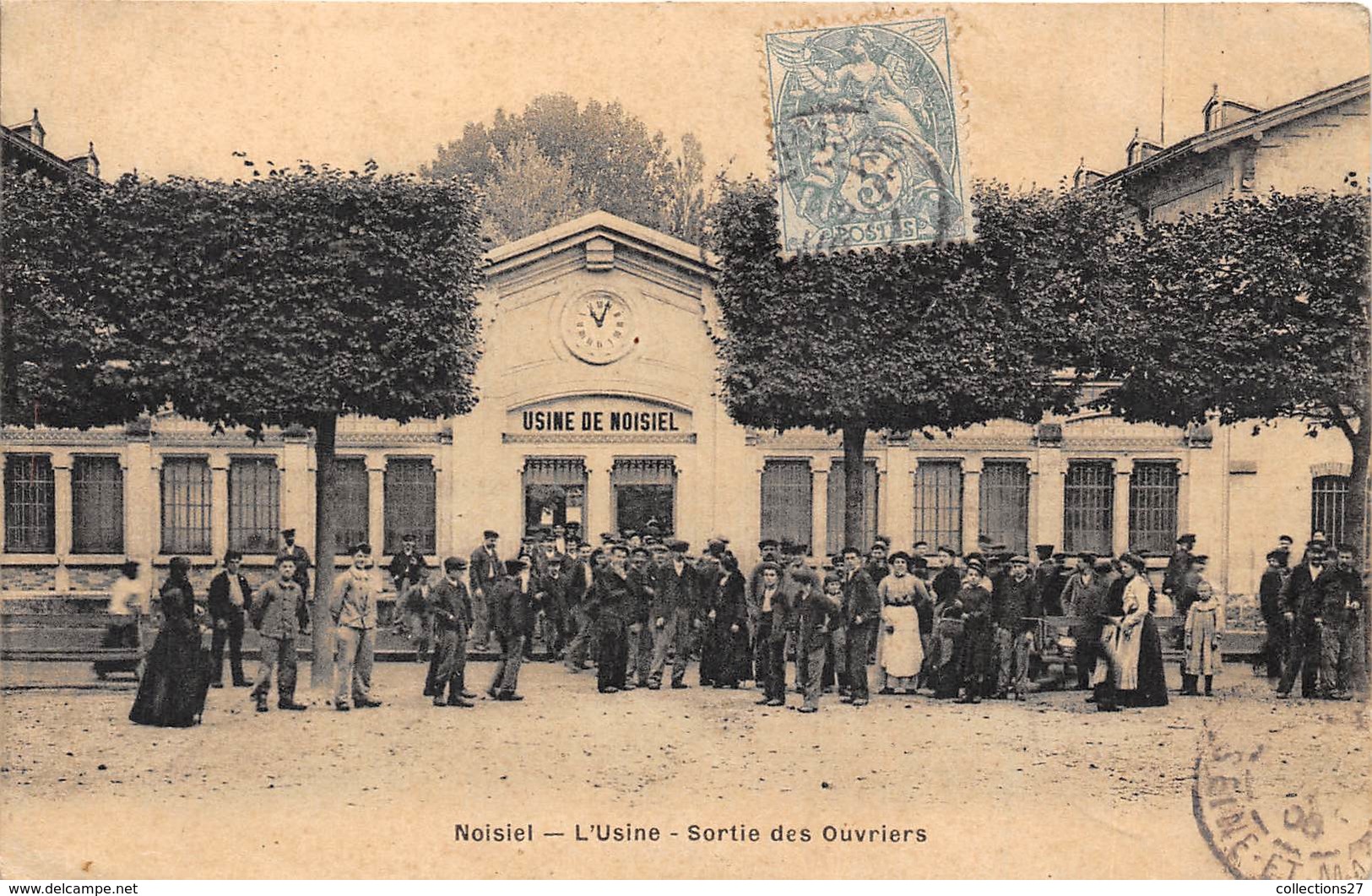 77-NOISIEL- L'USINE - SORITE DES OUVRIERS - Noisiel