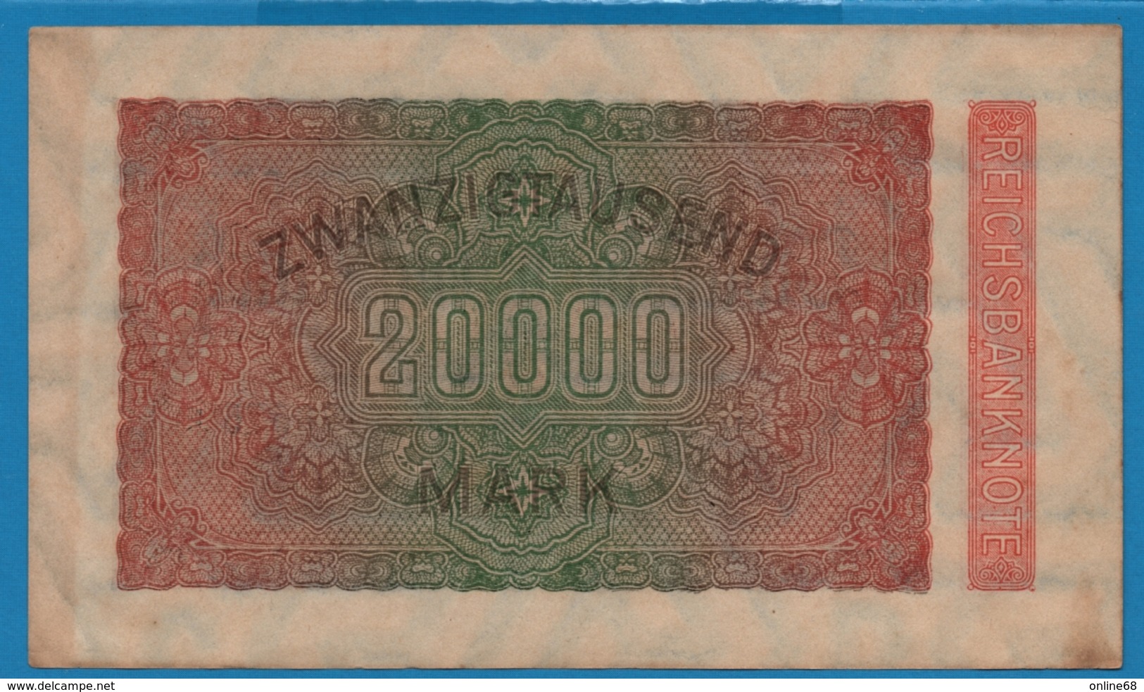 DEUTSCHES REICH 		20000 Mark	20.02.1923	# E-EB 176576  P# 85b - 20000 Mark