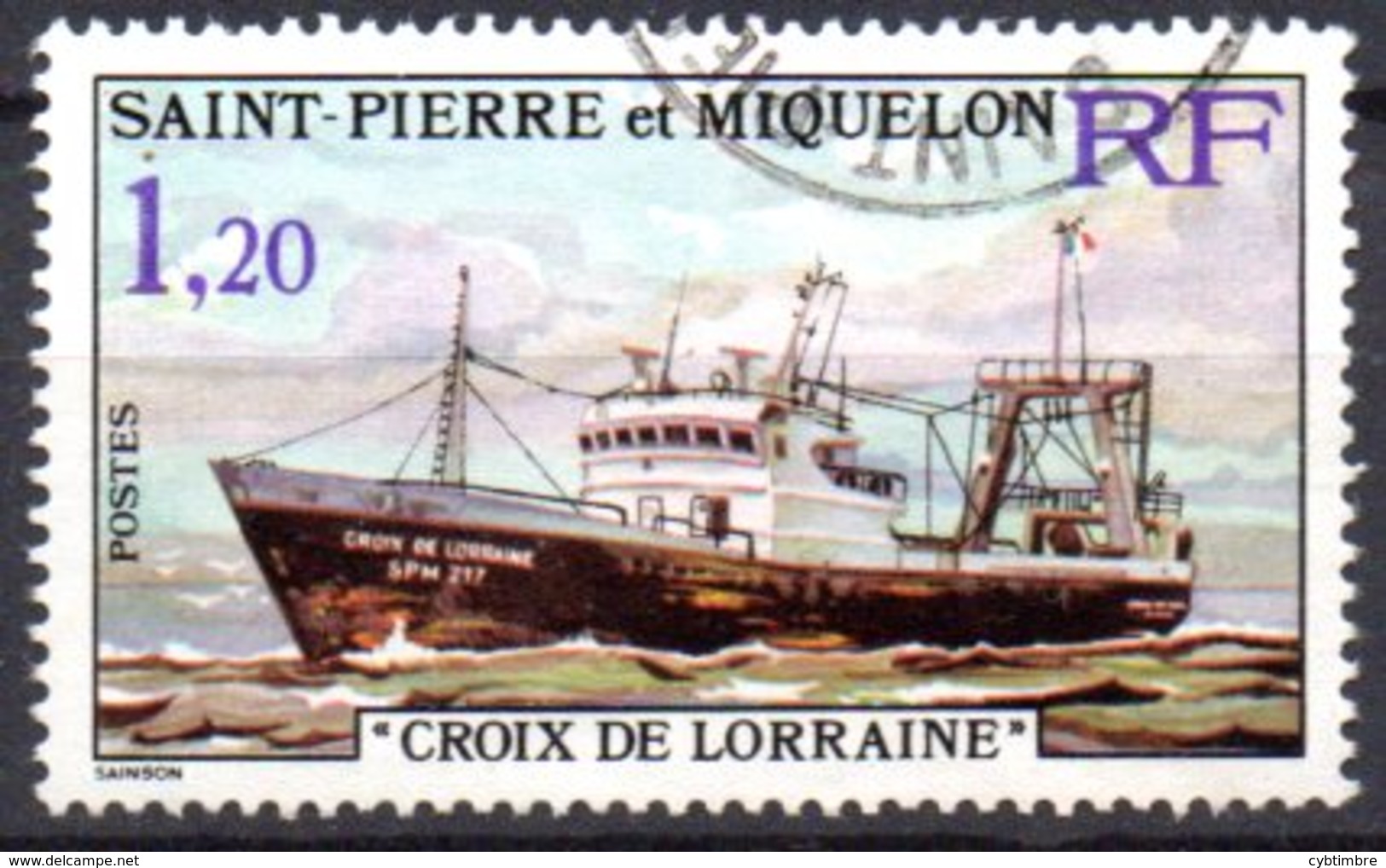 Saint Pierre Et Miquelon: Yvert N° 453° - Gebraucht