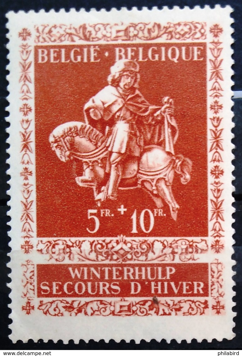 BELGIQUE                       N° 612                   NEUF* - Unused Stamps