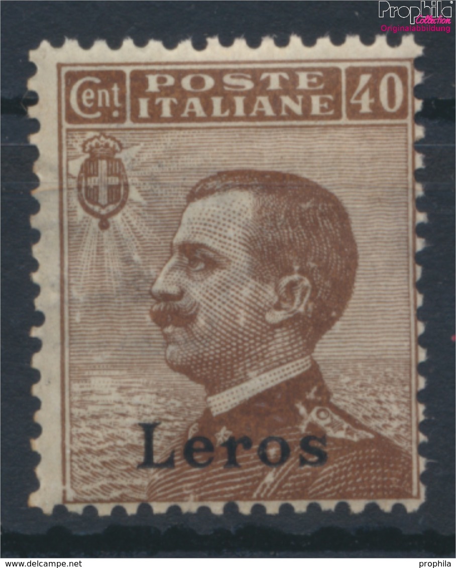 Ägäische Inseln 8V Postfrisch 1912 Aufdruckausgabe Leros (9431617 - Egeo (Lero)